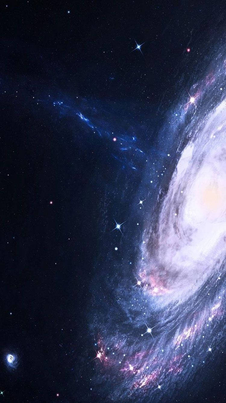 glowing milky way, spiral galaxy, cosmic dust, HD Phone Wallpaper