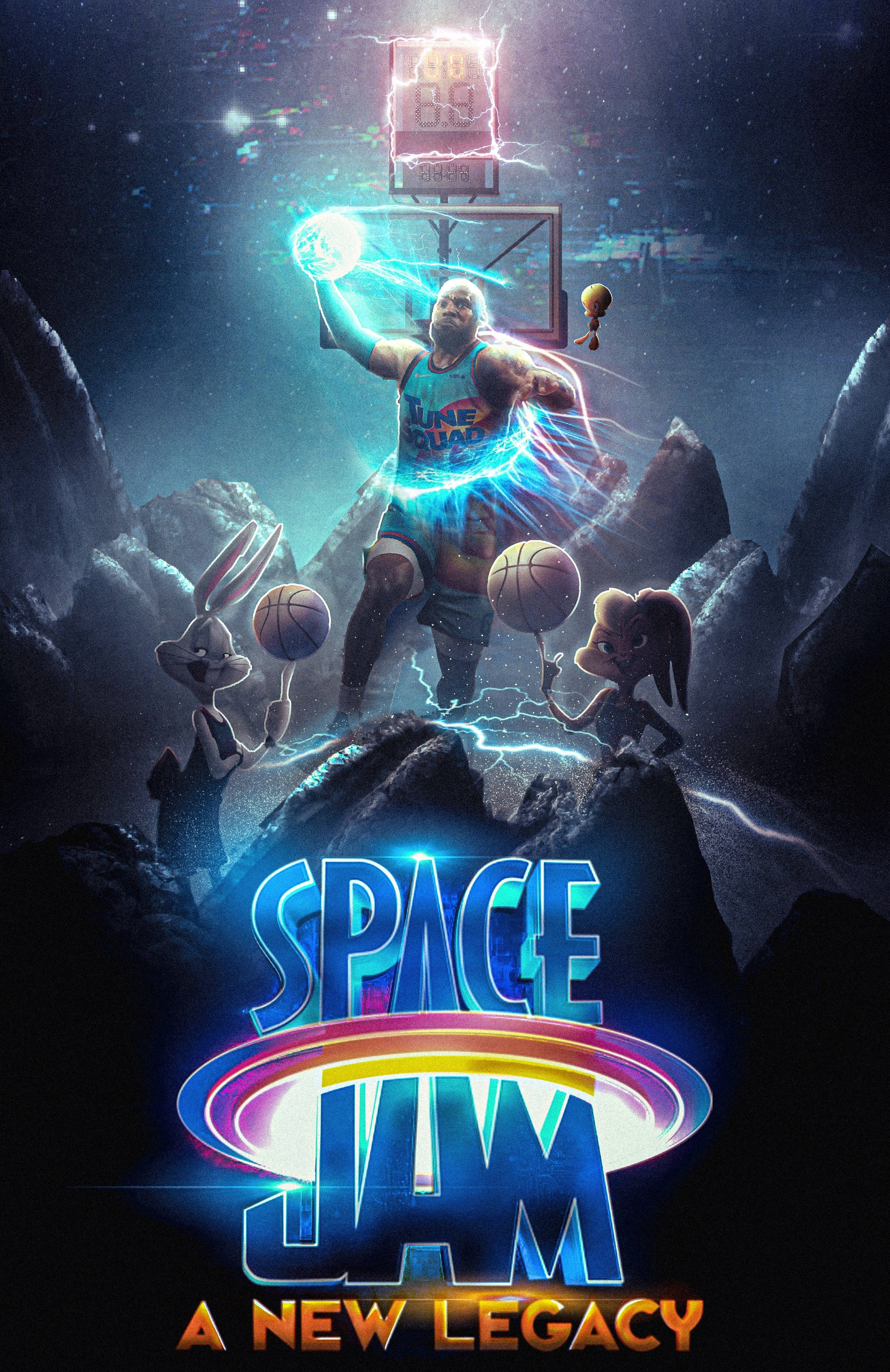 Space Jam 2, basketball player, rocky terrain, 4K Phone Wallpaper
