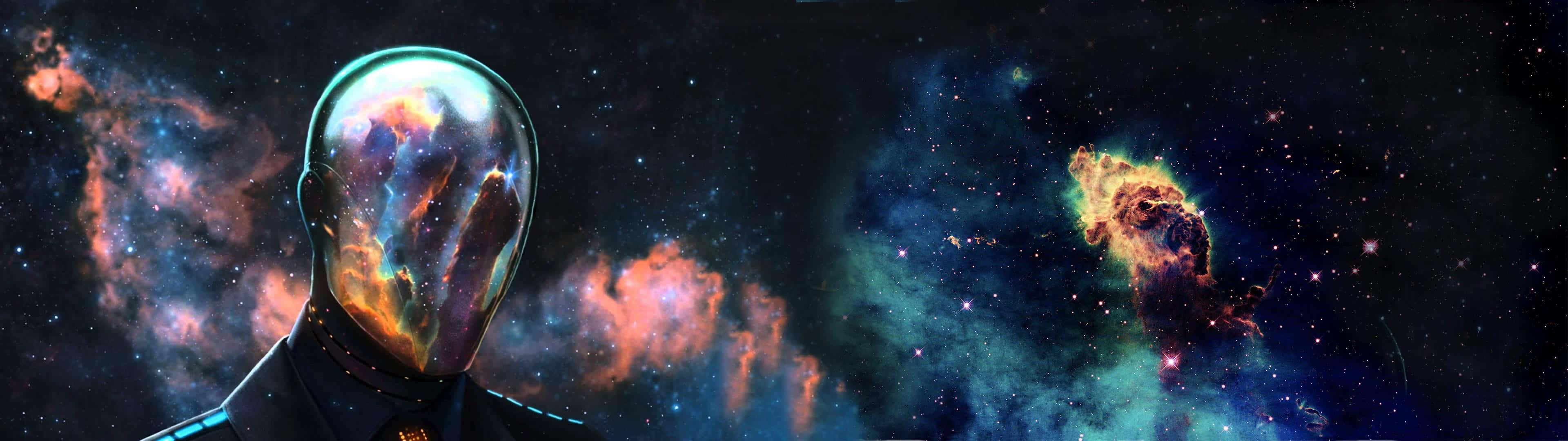space, nebulae, starry space backdrop, 4K Desktop Wallpaper