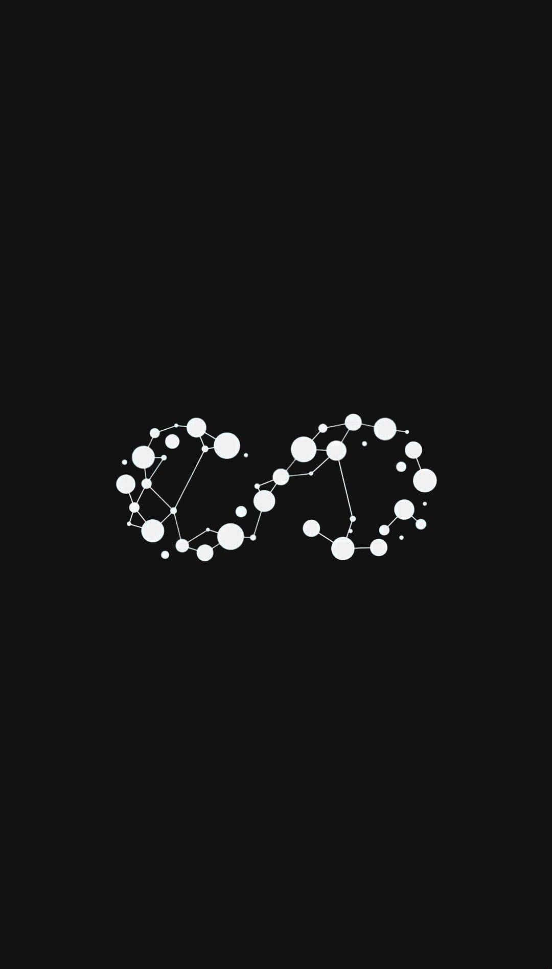 dark infinity, 1080 x 1894, white infinity symbol, HD Phone Wallpaper