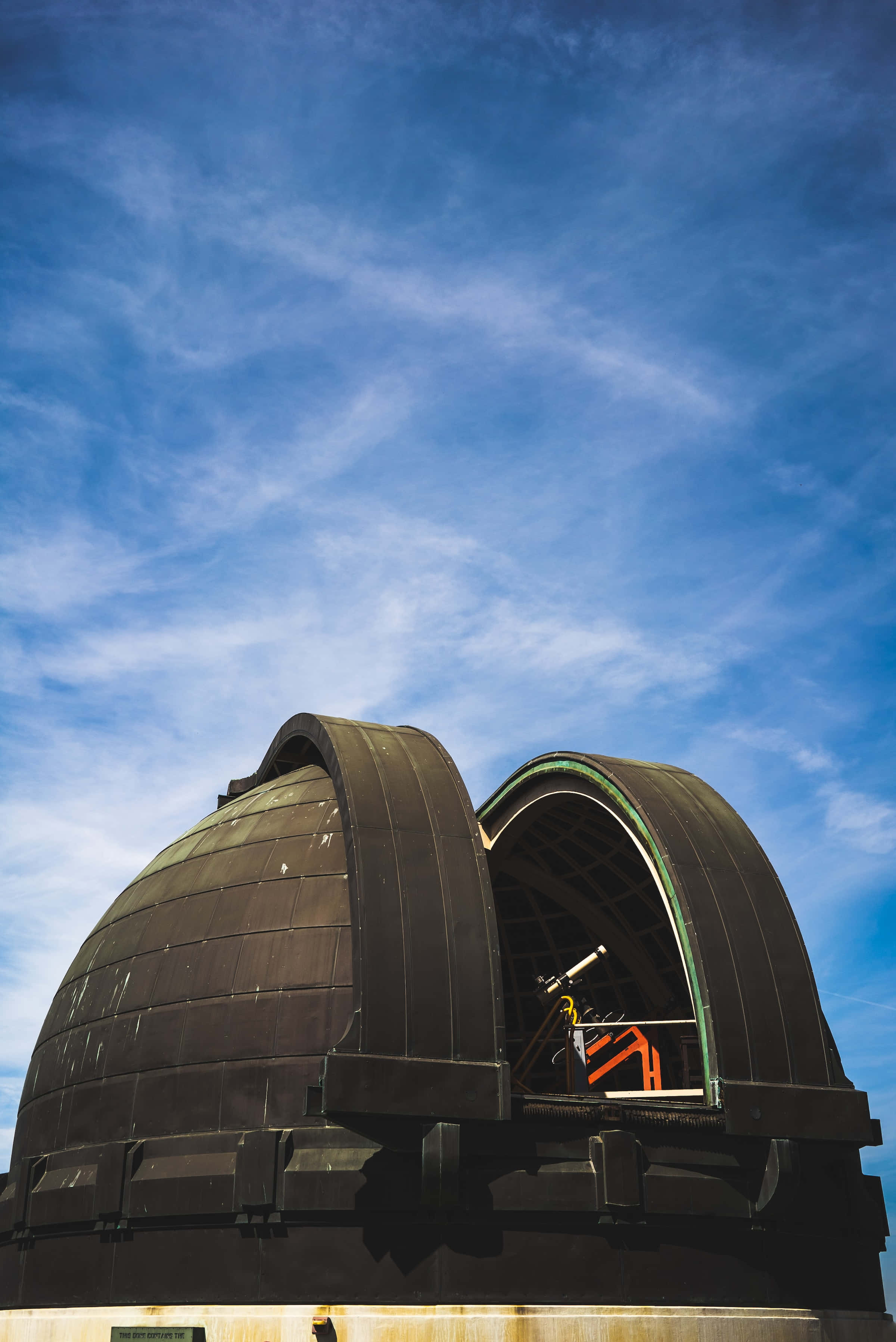 Space Observation, black observatory dome, telescope, 2K Phone Wallpaper