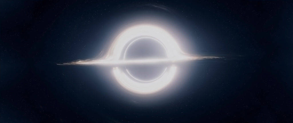 black hole, accretion disk, starry cosmic void, SD Desktop Wallpaper