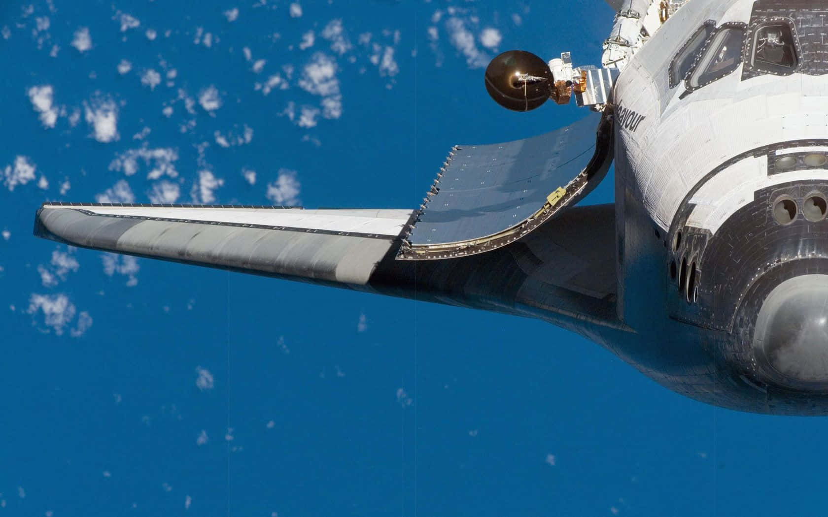 space shuttle, Earth, vibrant blue, HD Desktop Wallpaper