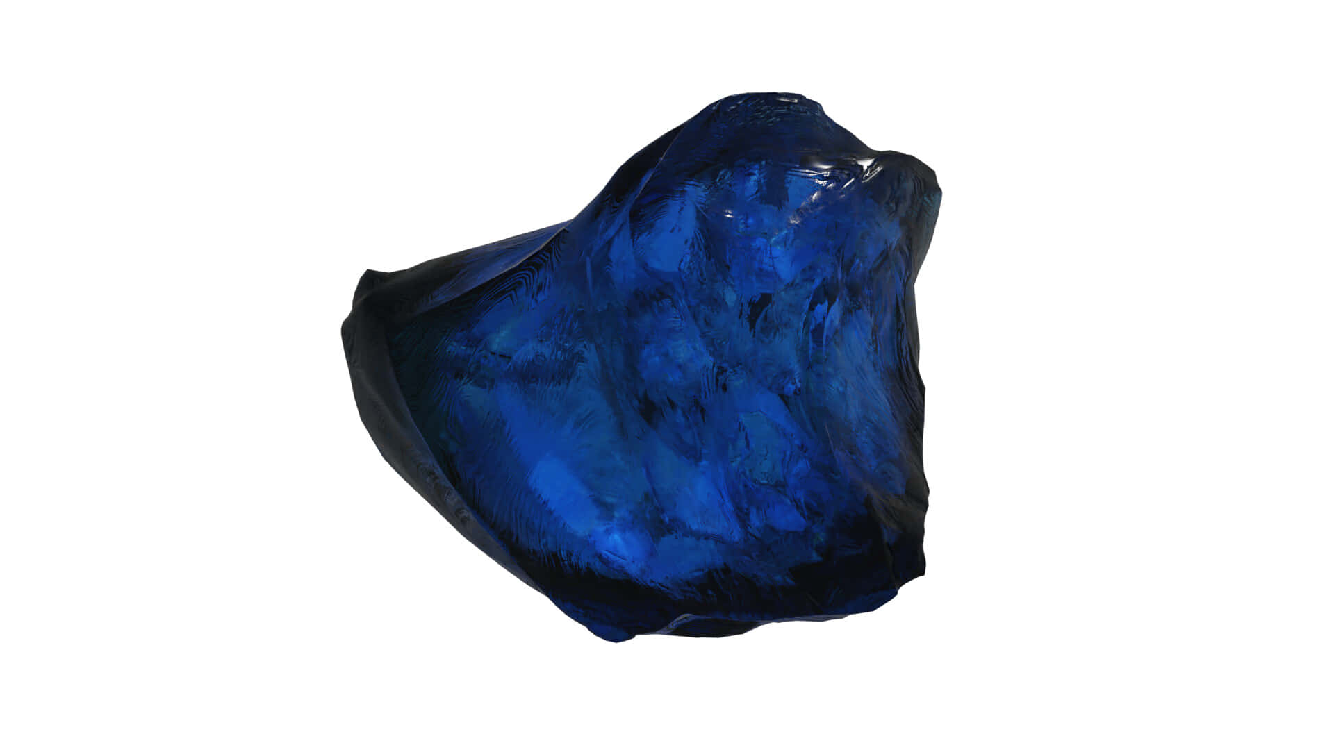 Space Stone, glossy deep blue, swirling textures, Full HD Desktop Wallpaper
