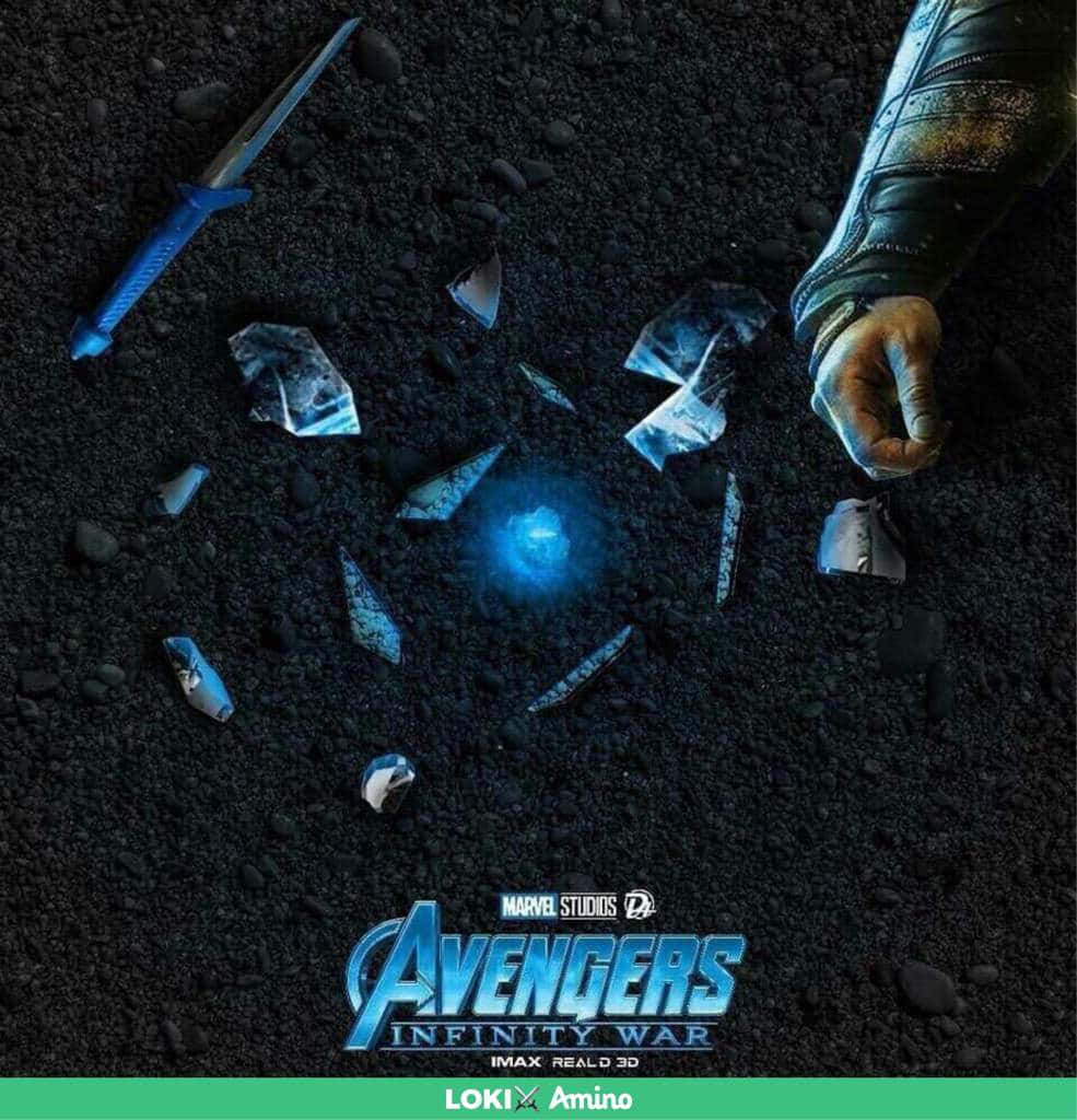 Space Stone, glowing blue orb, shattered glass, SD Phone Wallpaper