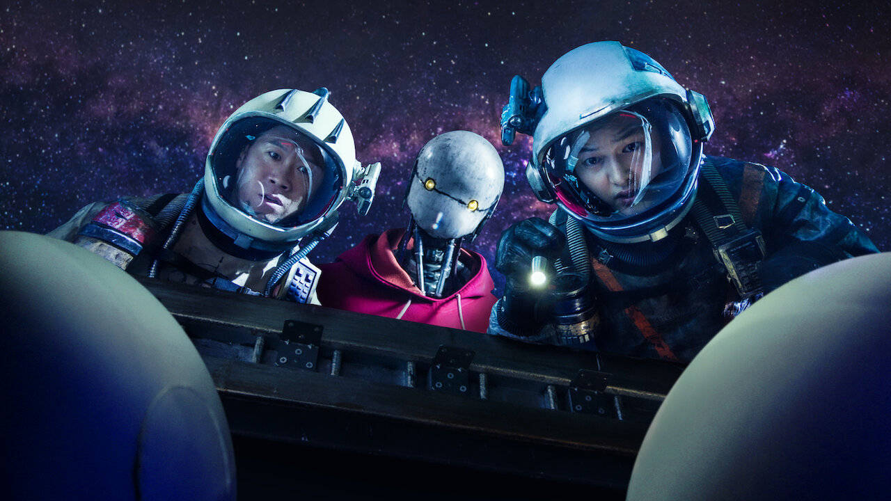 Space Sweepers, nebulae, purple, HD Desktop Wallpaper