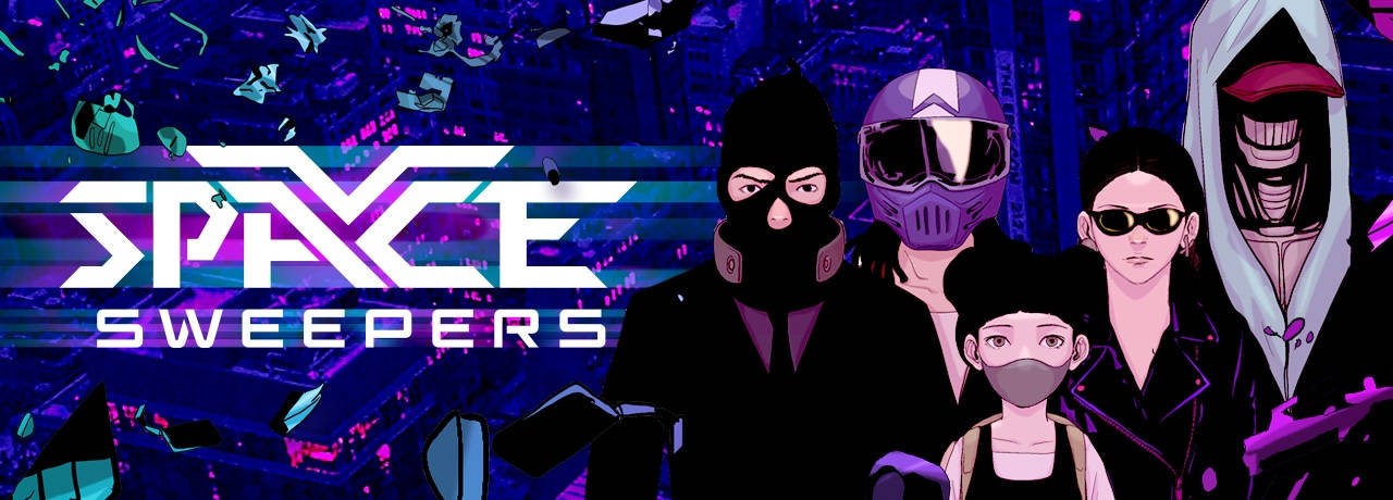 Space Sweepers, neon-drenched, cyberpunk, HD Desktop Wallpaper