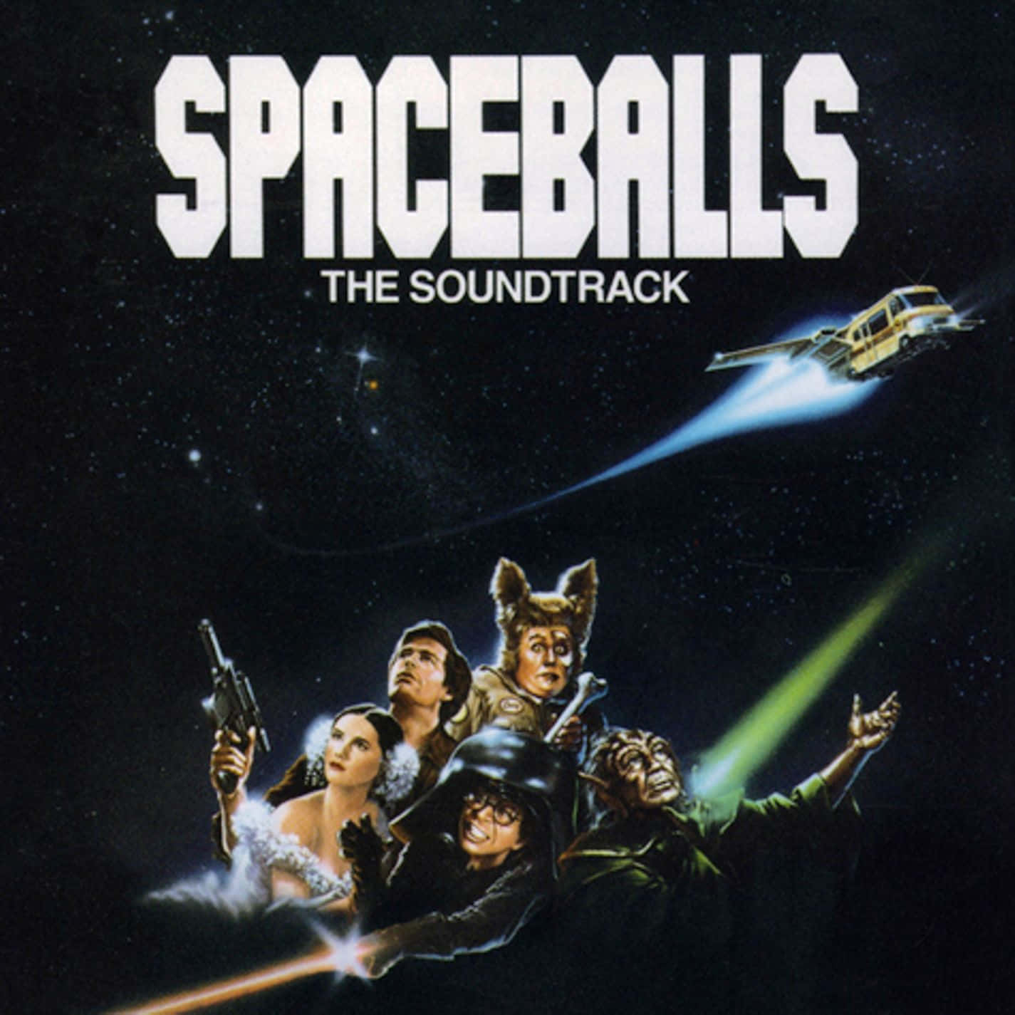 Spaceballs, starfield, spaceship, HD Desktop Wallpaper