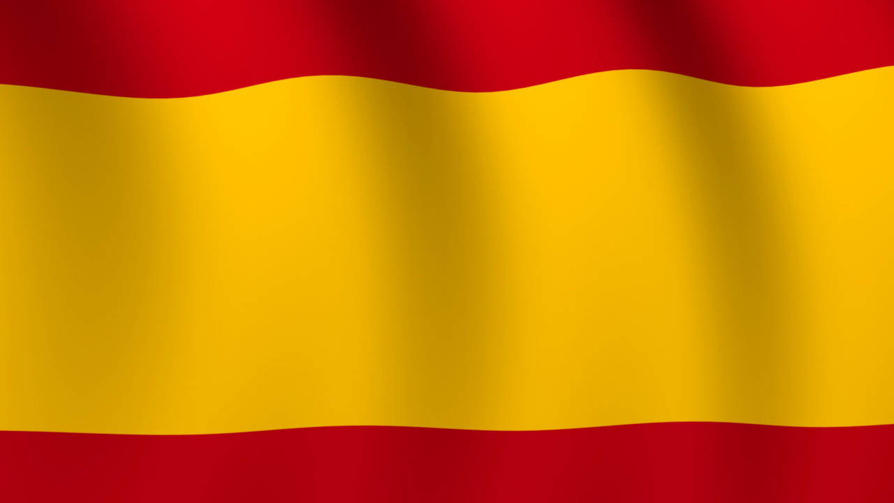 Spain flag, red, golden yellow, HD Desktop Wallpaper