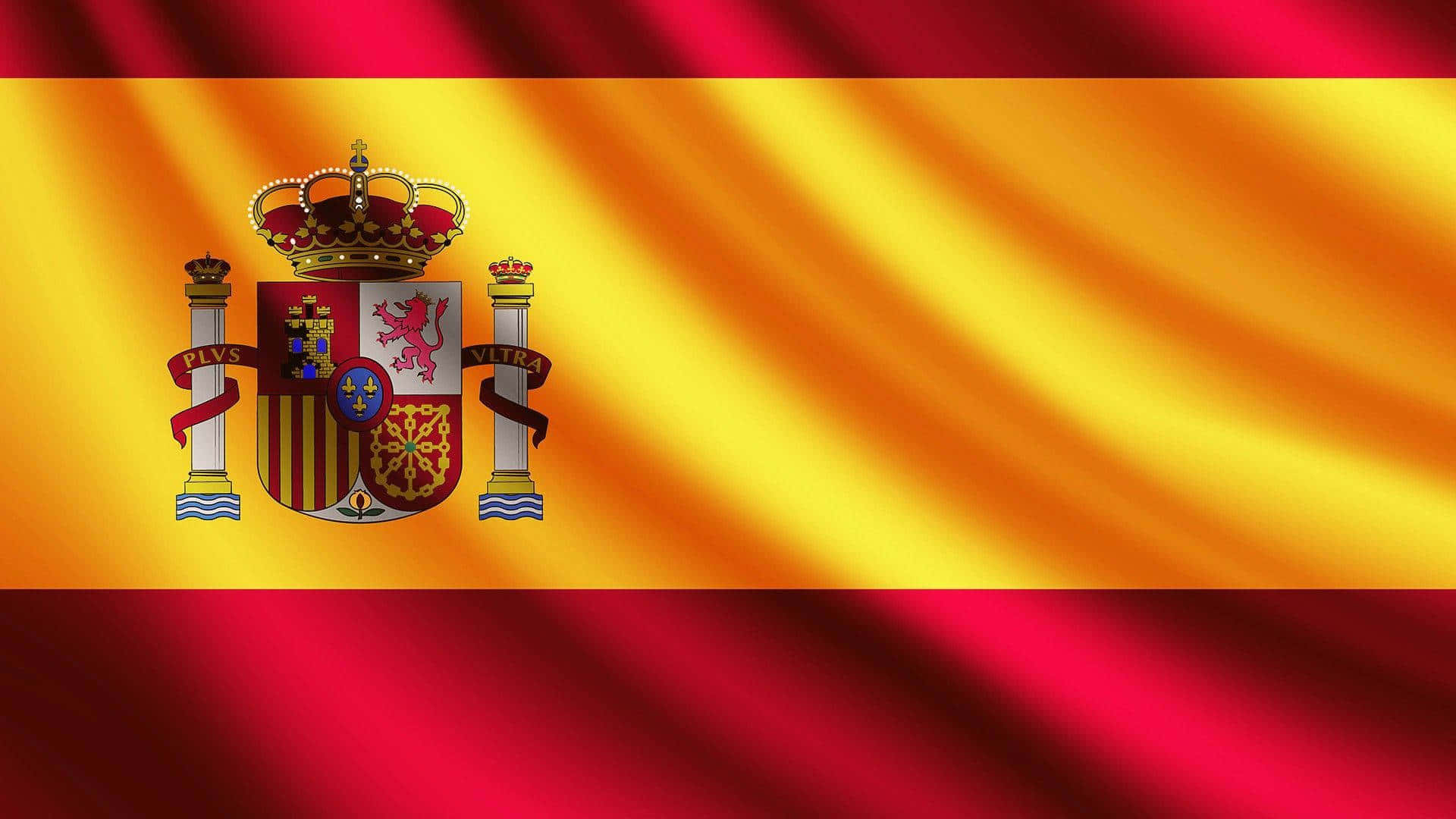 Spanish flag, red, golden yellow, Full HD Desktop Wallpaper