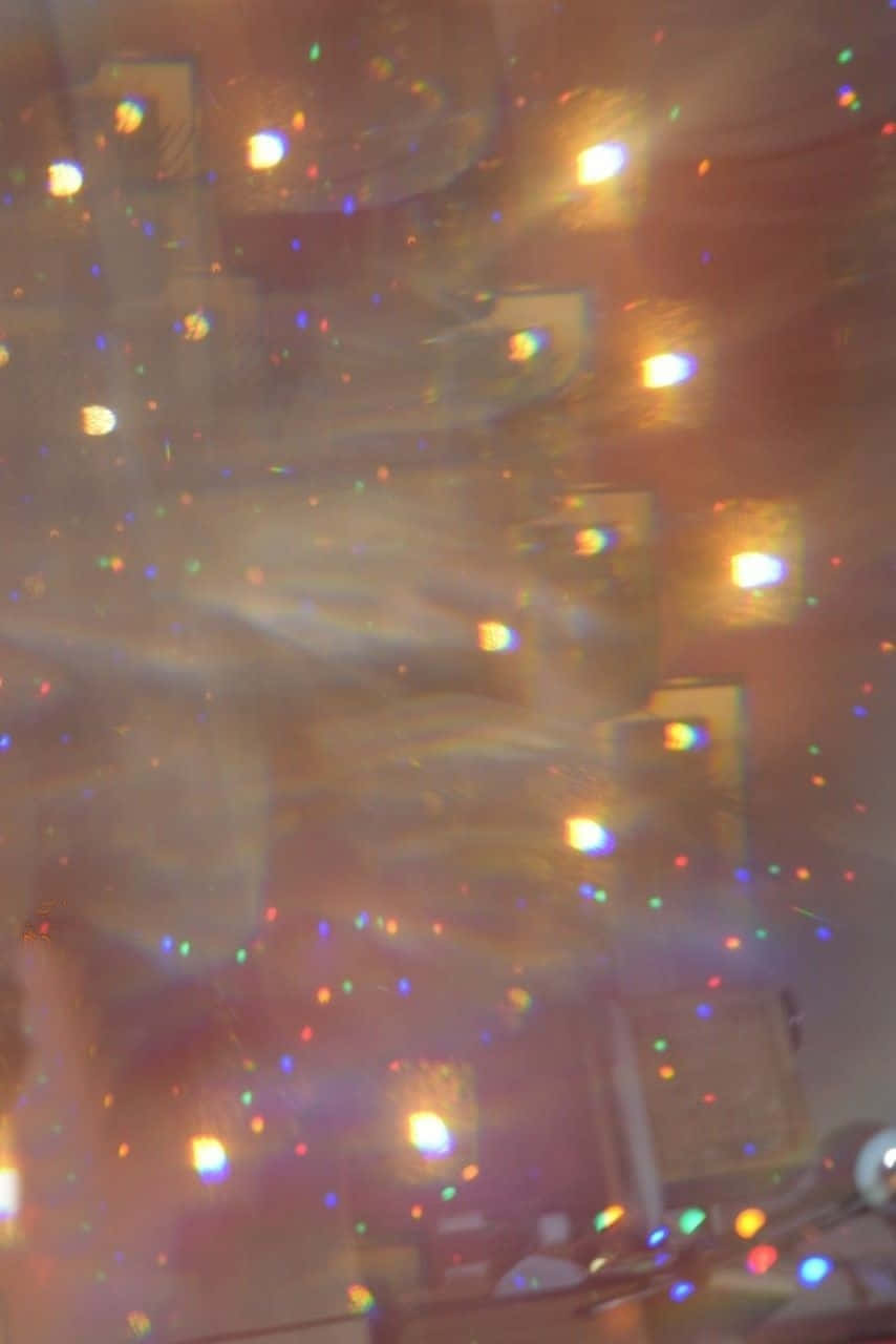Sparkle Aesthetic, glittering surface, warm lights, HD Phone Wallpaper