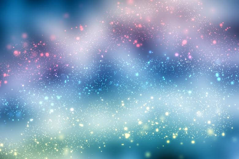 surreal sunset, serene lake, soft blue pink and yellow sparkles, SD Desktop Wallpaper