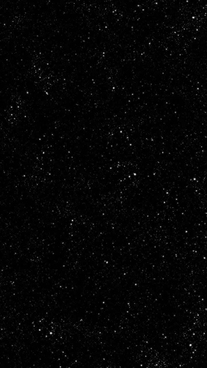 black background, stars, twinkling white stars, HD Phone Wallpaper