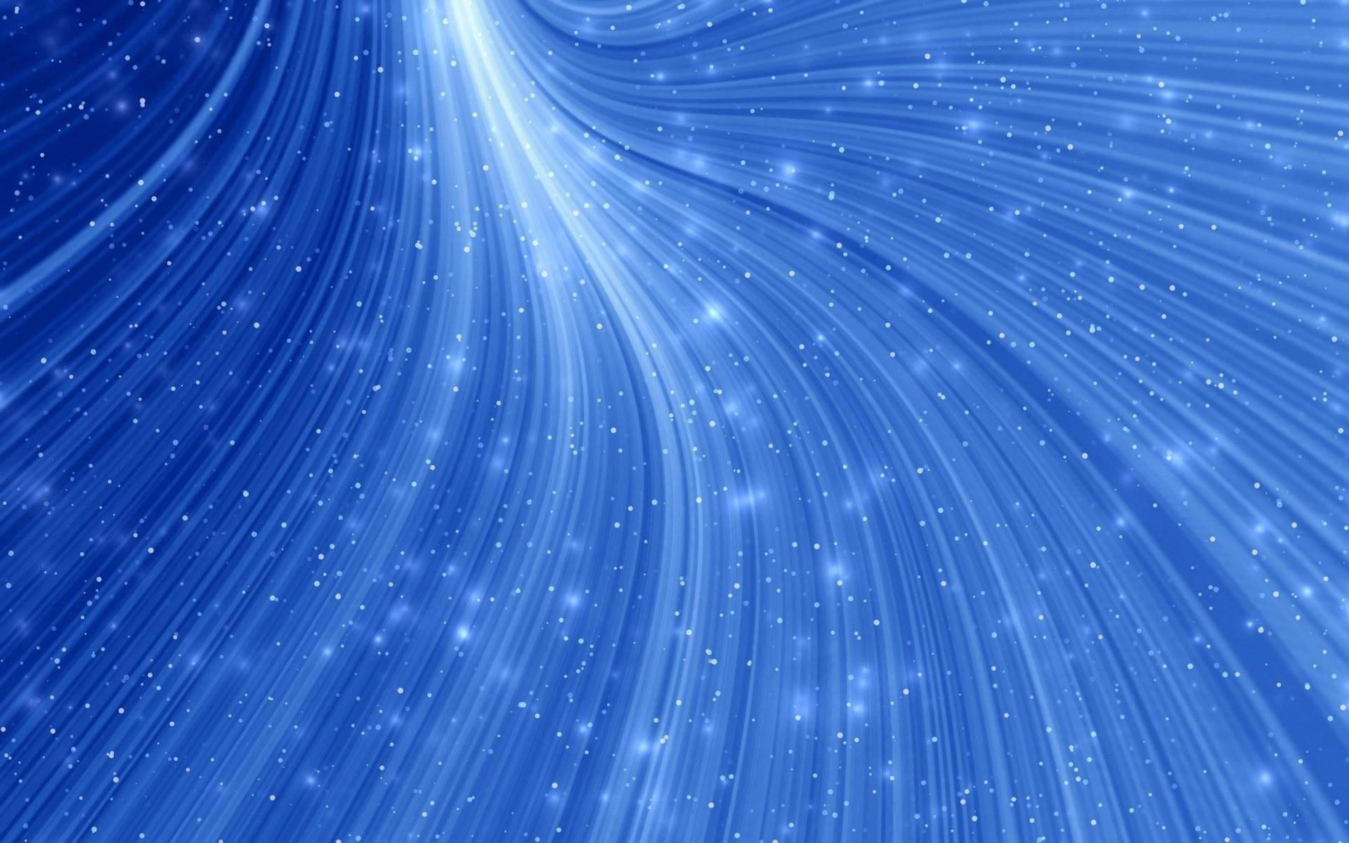Radiant blue, cosmic swirls, starfield, Full HD Desktop Wallpaper