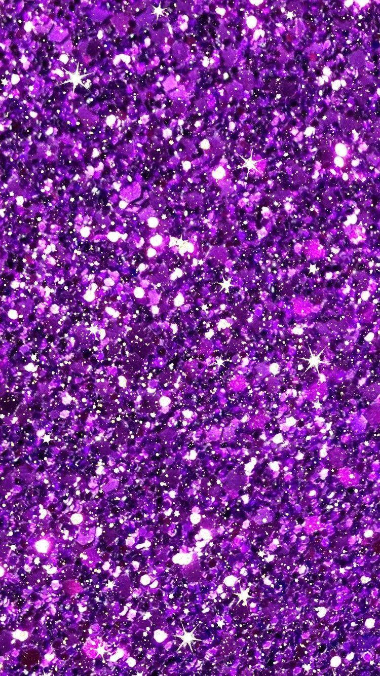 coarse purple glitter sparkle iPhone, vibrant purple glitter texture, sparkling white flecks, HD Phone Wallpaper