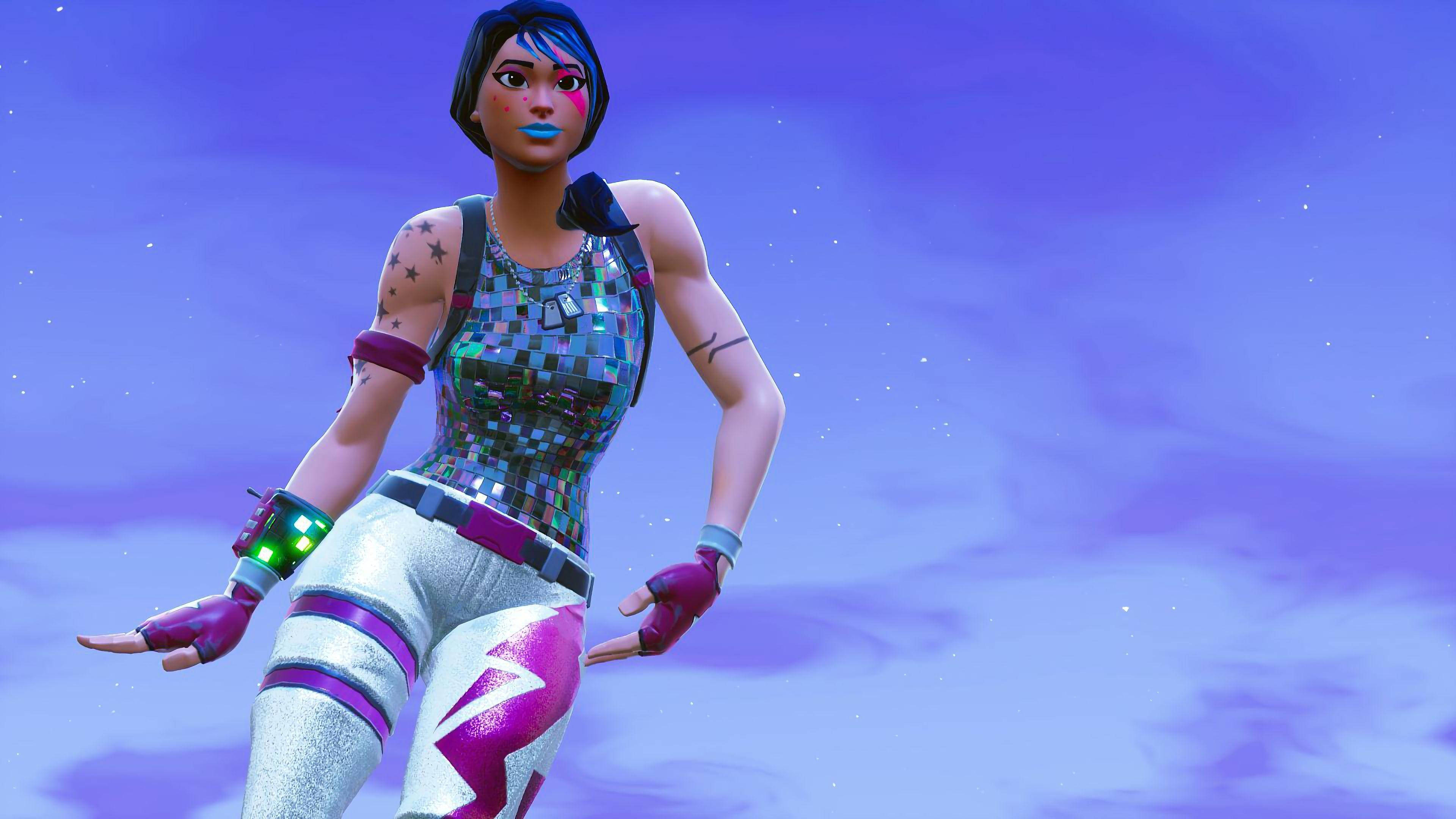 Sparkle Specialist, Fortnite, blue hair, 4K Desktop Wallpaper