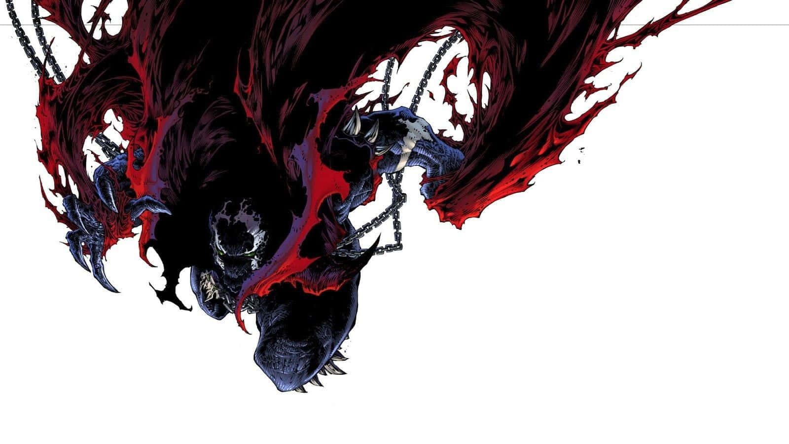 Spawn HD, Spawn, dark blue demonic creature, HD Desktop Wallpaper