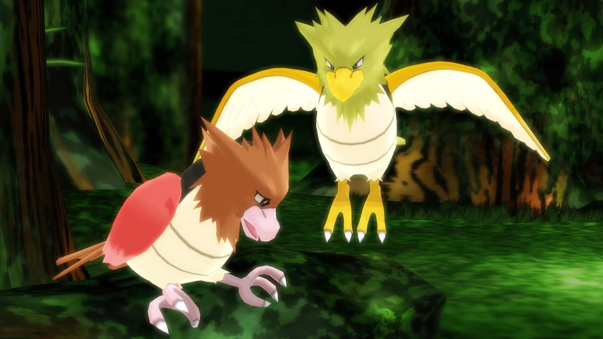 Spearow, Shiny Spearow, 3D, Full HD Desktop Wallpaper