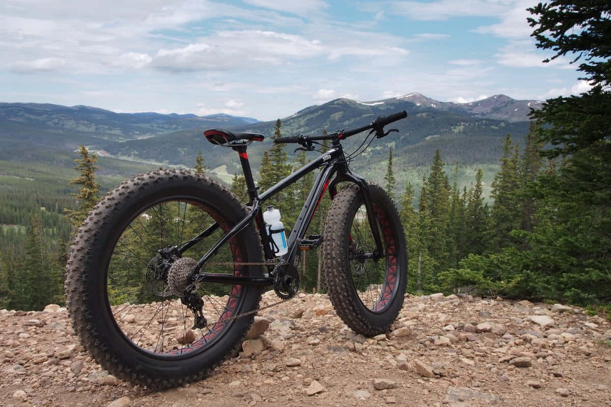 Specialized Mountain Bike, fatbike, black, SD Desktop Wallpaper