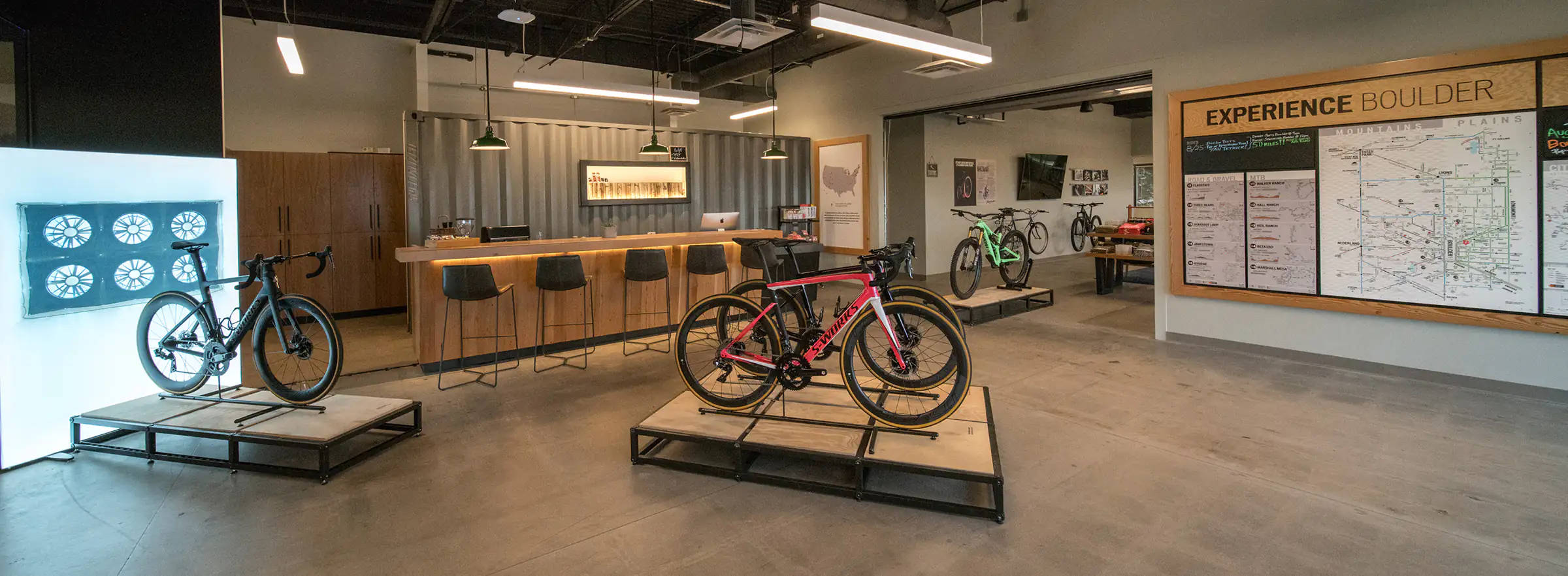 Specialized, bike shop interior, sleek bicycles, Full HD Desktop Wallpaper