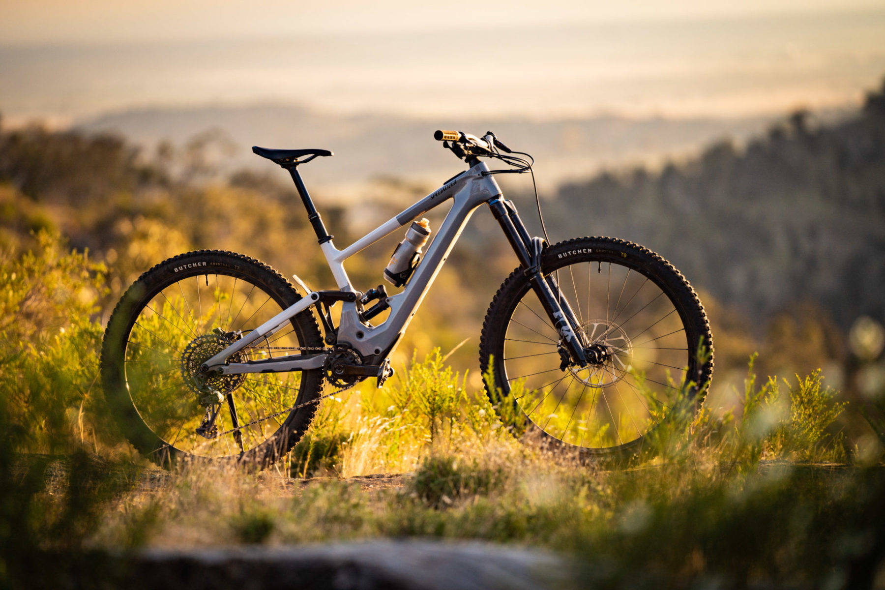 Specialized, mountain bike, silver, HD Desktop Wallpaper