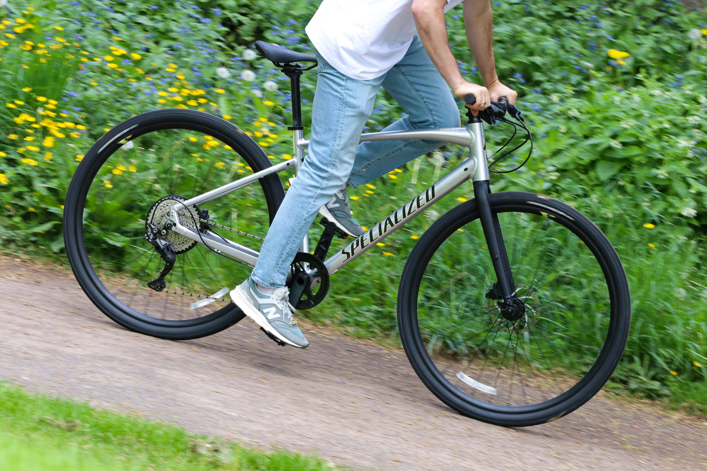 Specialized, silver, mountain bike, 2K Desktop Wallpaper