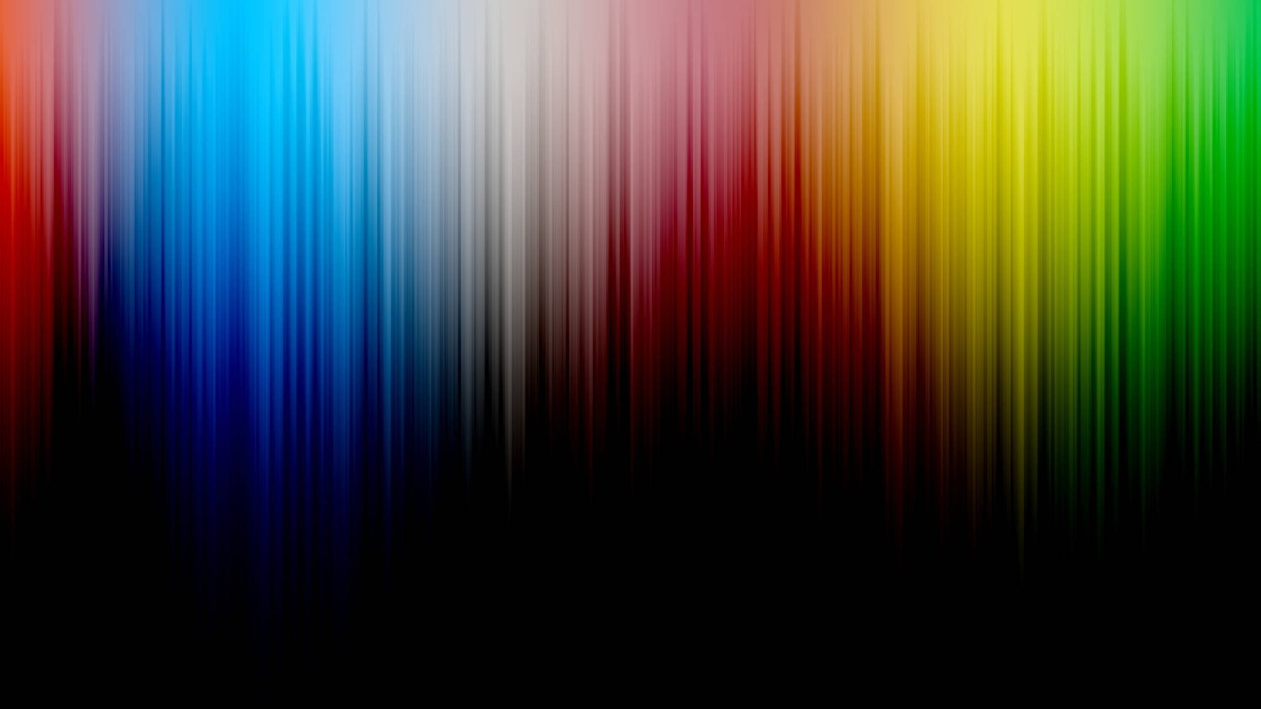 Spectrum, vertical color gradients, black, 2K Desktop Wallpaper