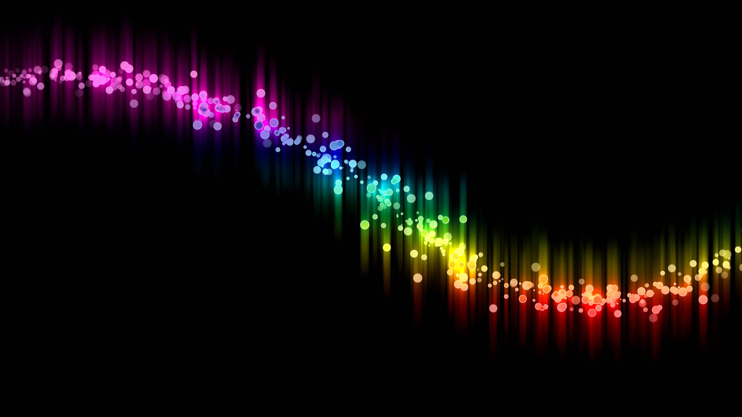 city skyline, sunset, rainbow spectrum, 2K Desktop Wallpaper