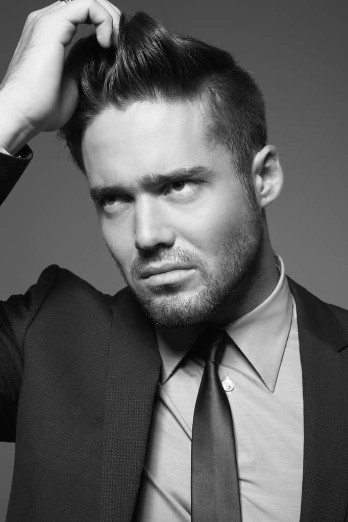 Spencer Matthews, black and white portrait, suit, SD Phone Wallpaper