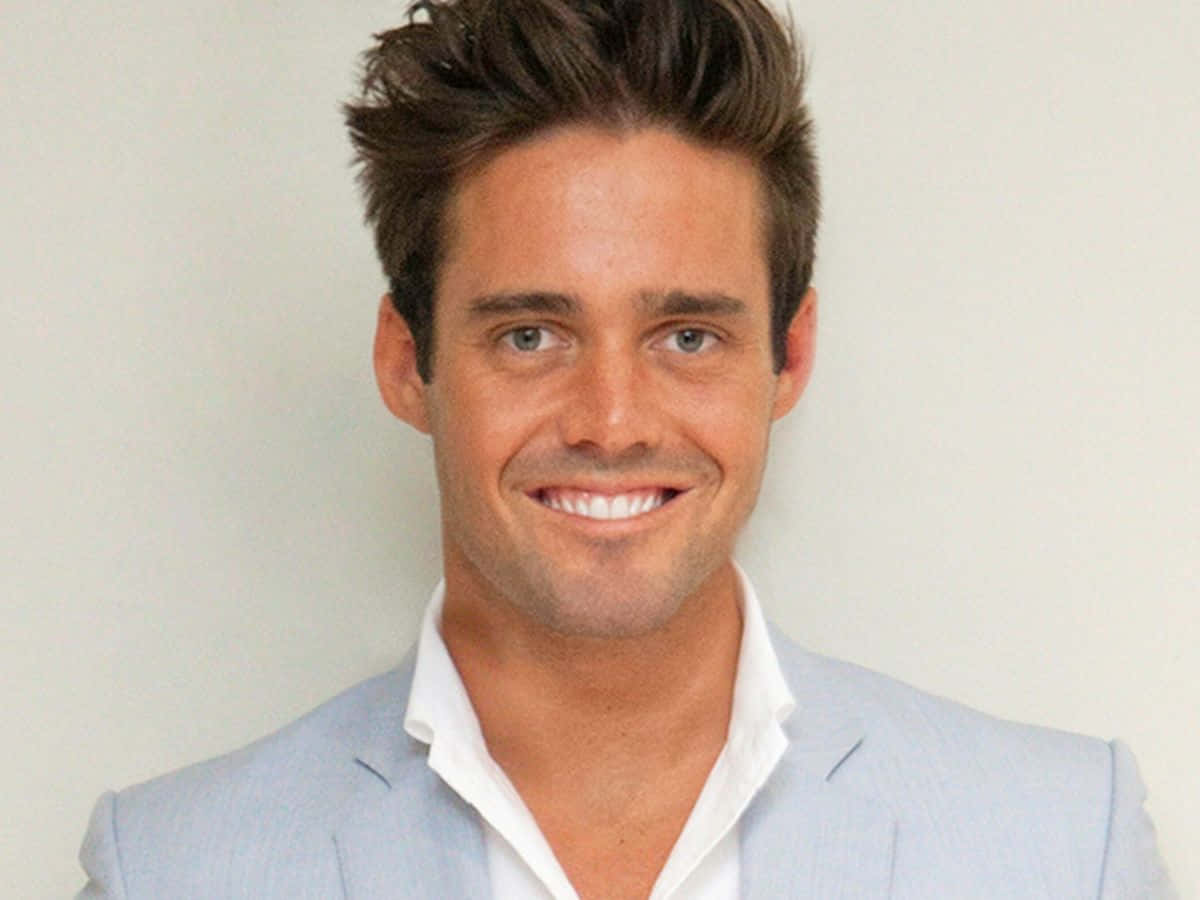 Spencer Matthews, light blue suit jacket, white shirt, SD Desktop Wallpaper