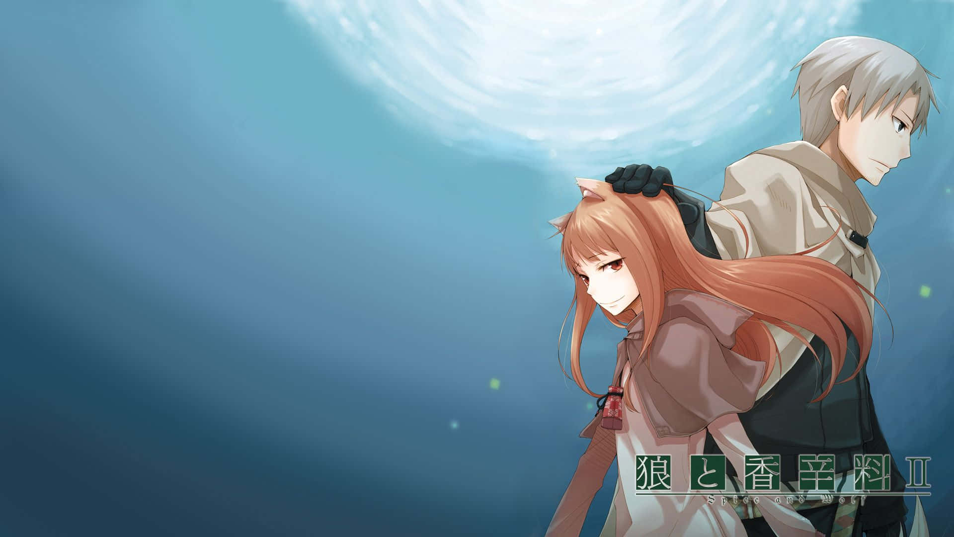 Spice And Wolf, fox ears, underwater, Full HD Desktop Wallpaper