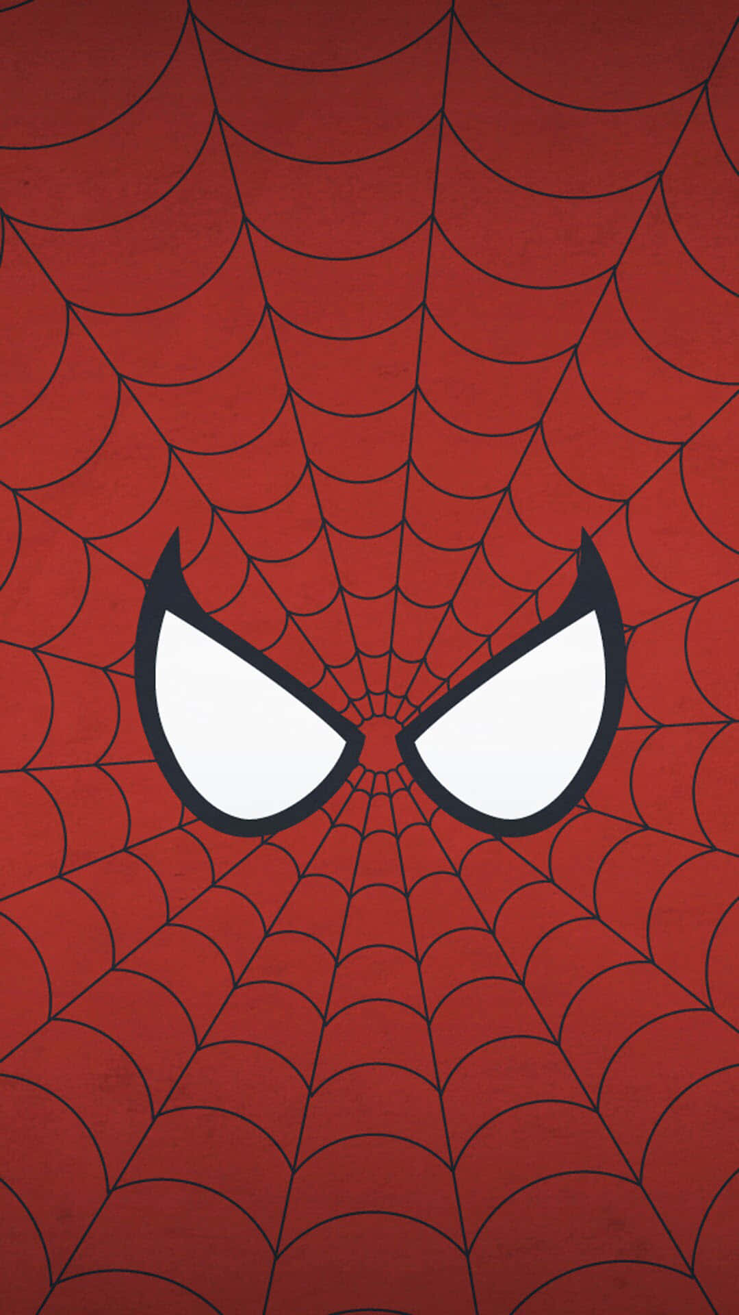 Spider Man Logo, red suit, black web pattern, Full HD Phone Wallpaper