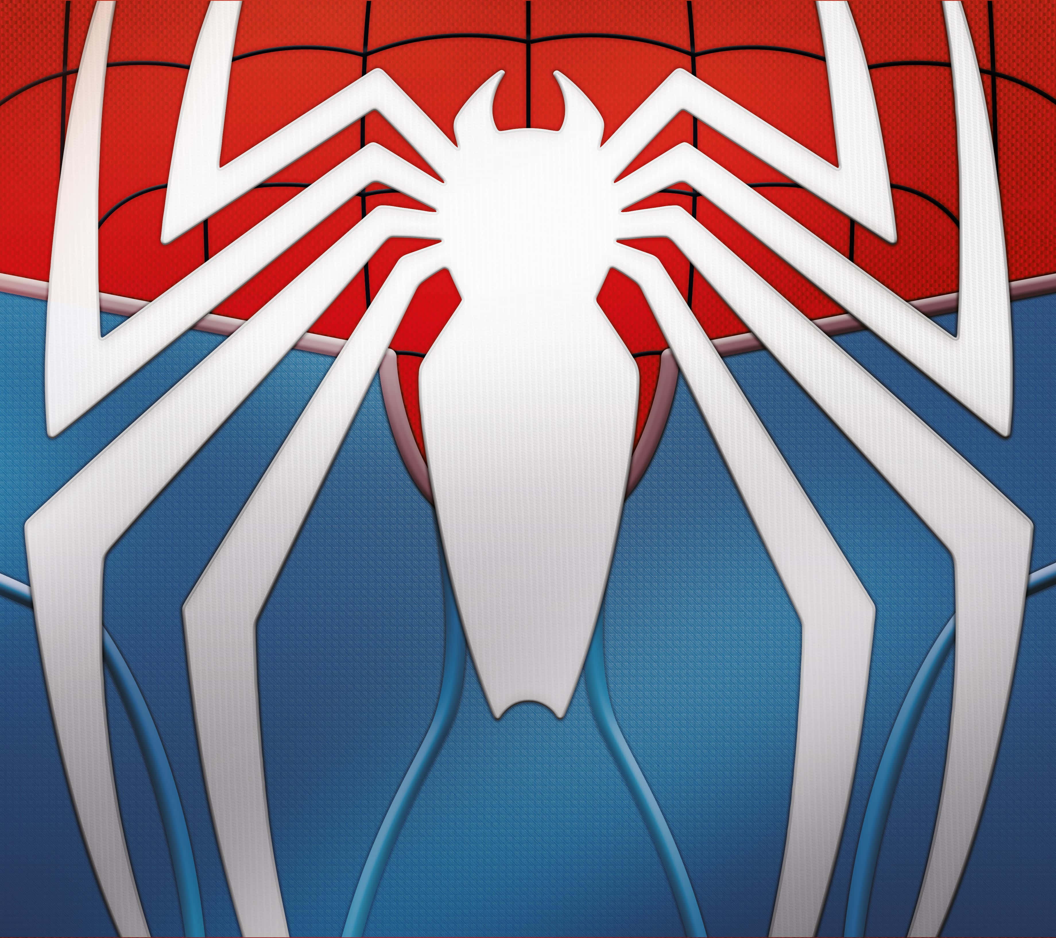 Spider Man, PS4, logo, 2K Desktop Wallpaper