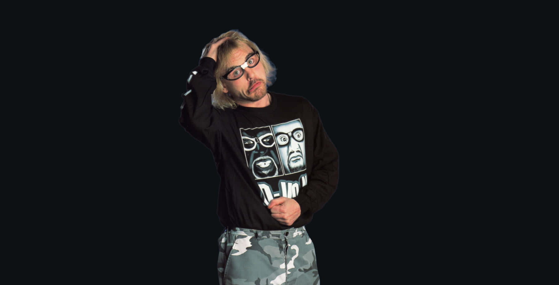 Spike Dudley, black sweatshirt, graphic print, HD Desktop Wallpaper
