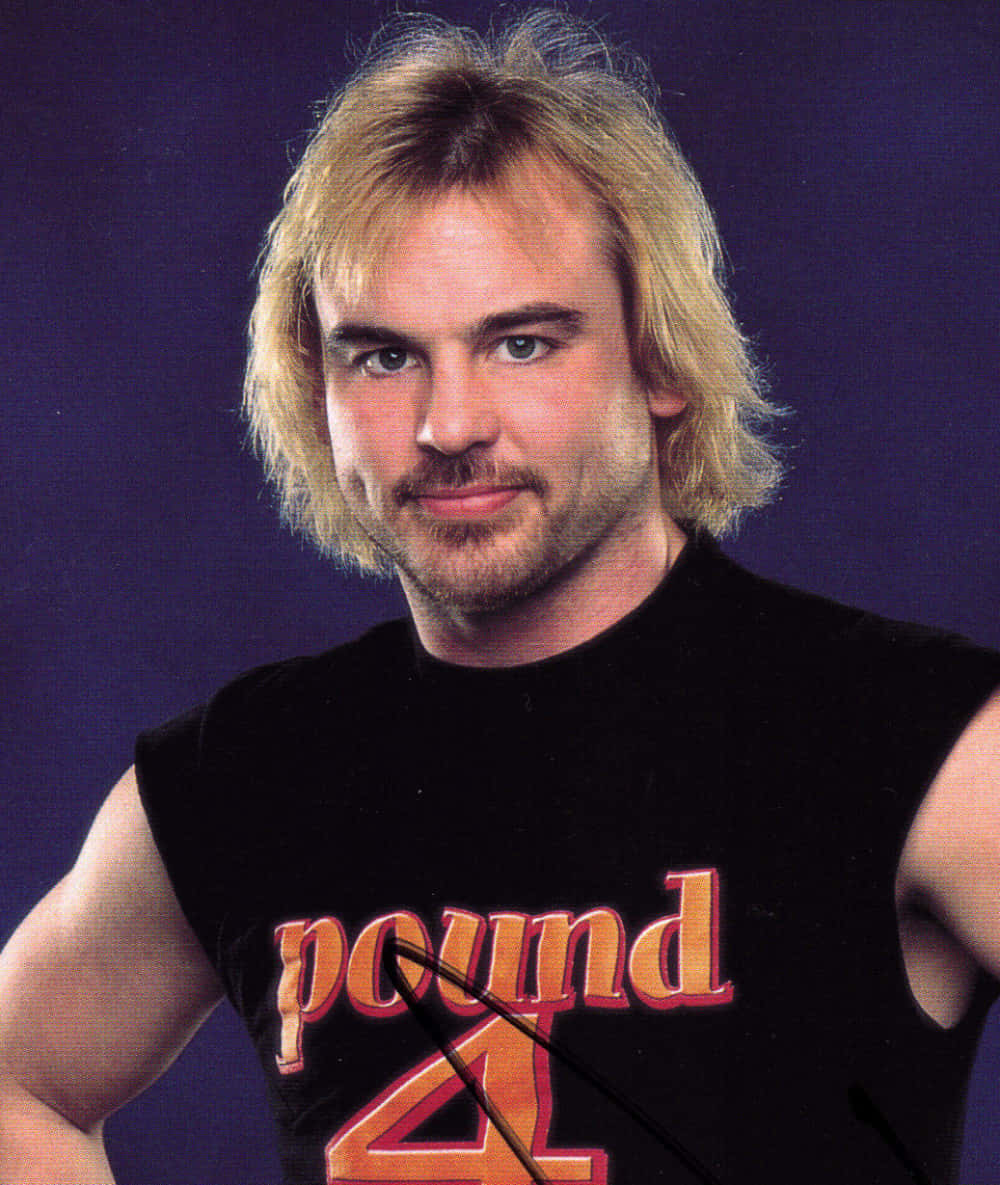 Spike Dudley, black sleeveless shirt, orange lettering, SD Phone Wallpaper