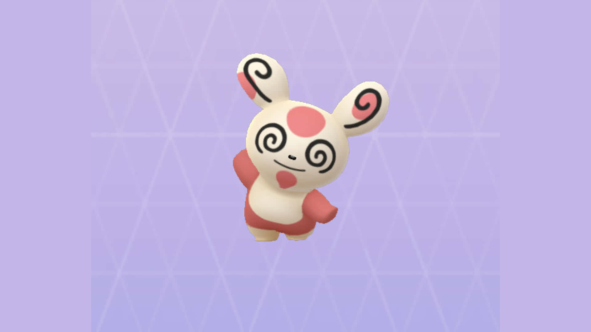Spinda, pastel purple, geometric background, Full HD Desktop Wallpaper