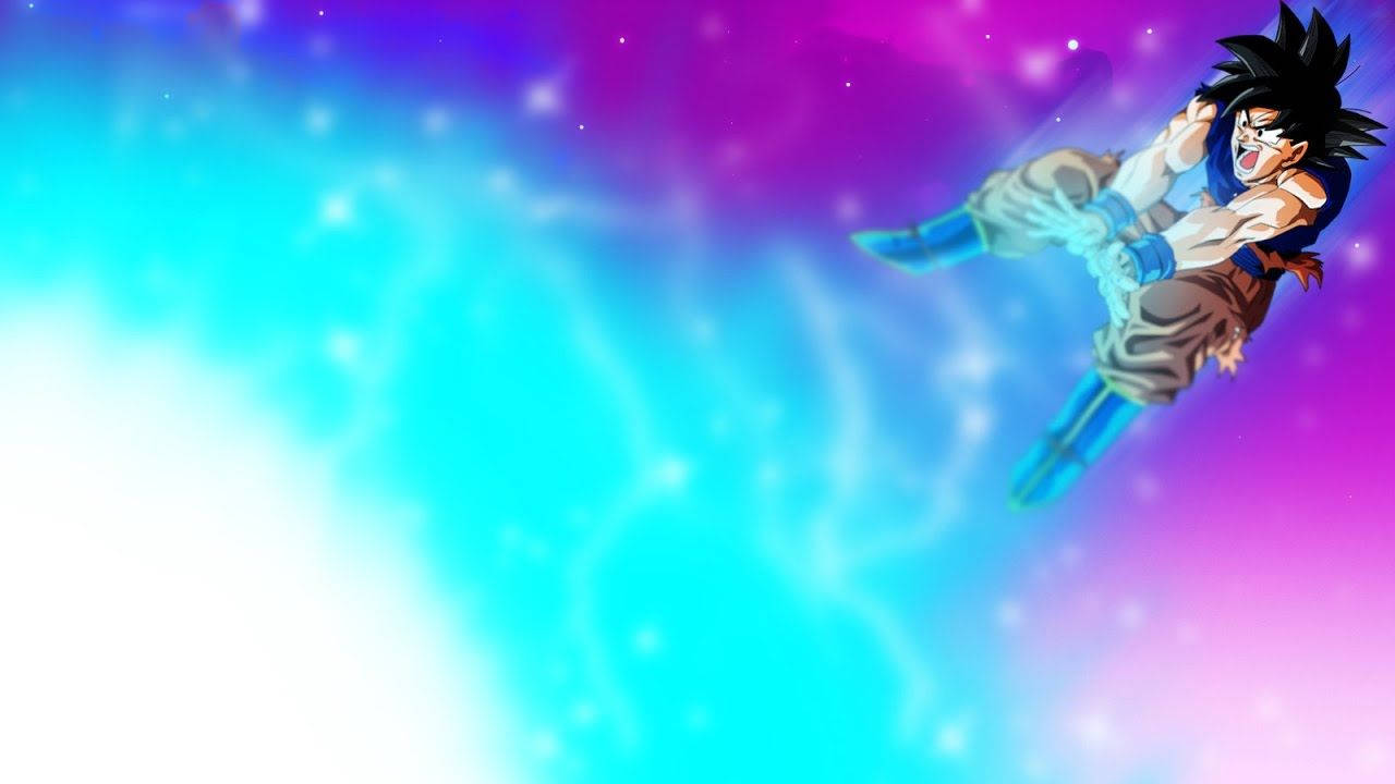 Spirit Bomb, retro wave, spiky-haired anime warrior, HD Desktop Wallpaper