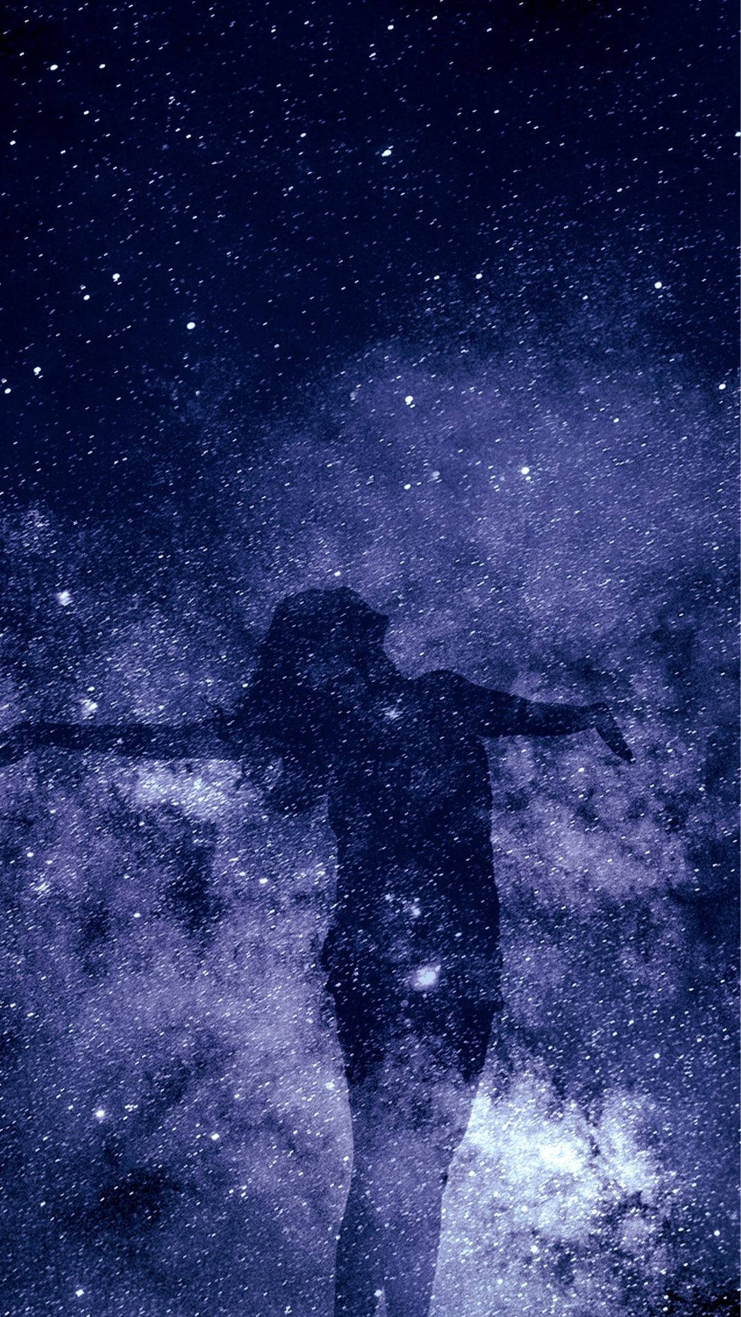 woman, spirit, galaxy, Full HD Phone Wallpaper