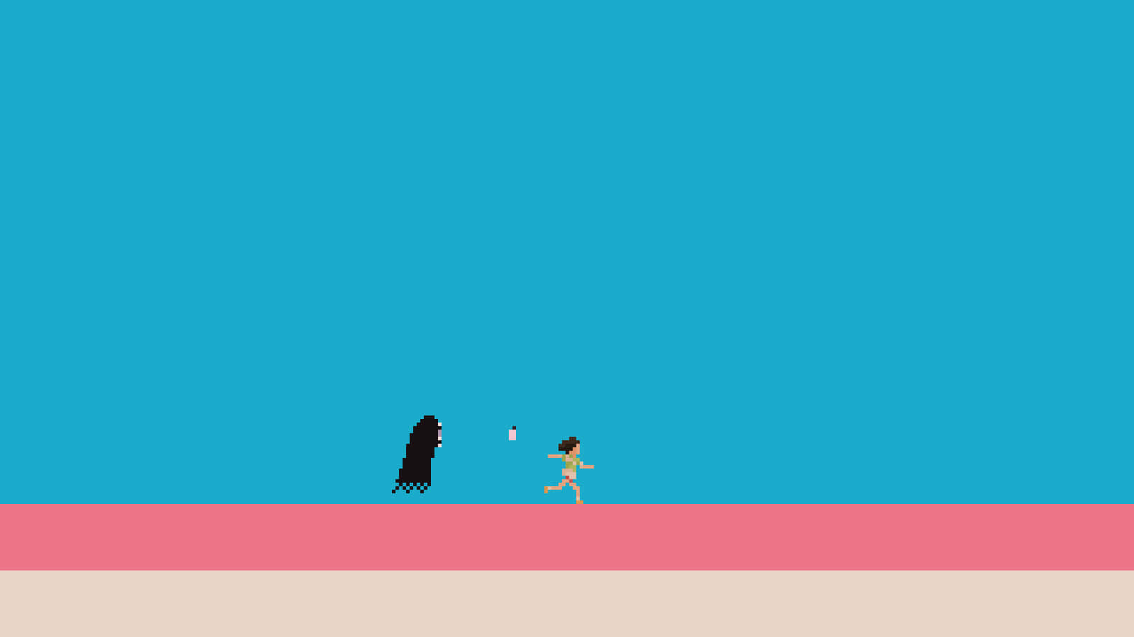 Spirited Away, minimalist, pixel art, HD Desktop Wallpaper