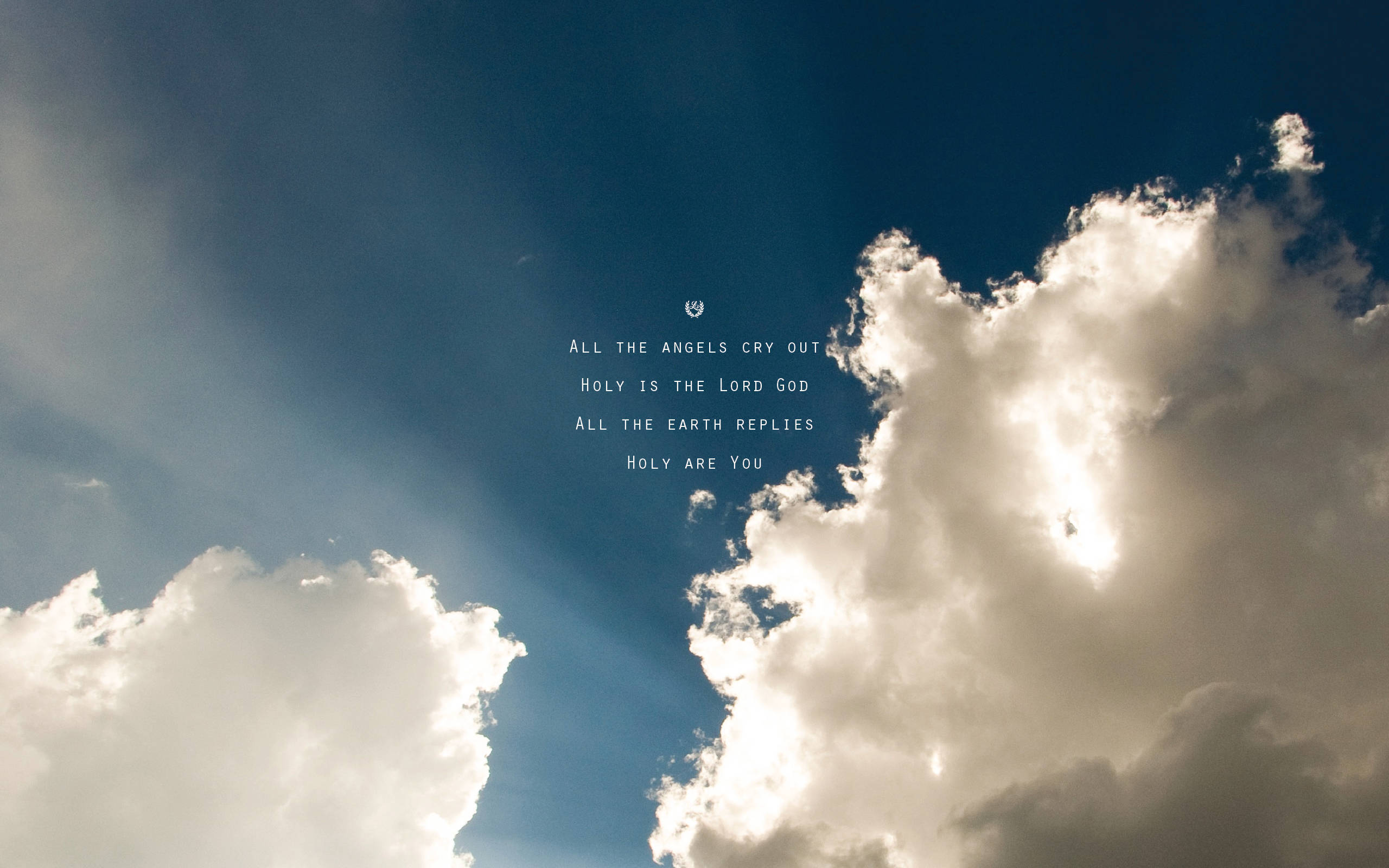 Aesthetic Gods, sunlight, dramatic clouds, 2K Desktop Wallpaper