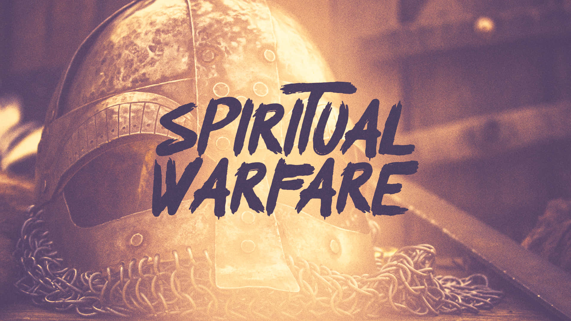 spiritual warfare, viking helmet, chainmail, Full HD Desktop Wallpaper
