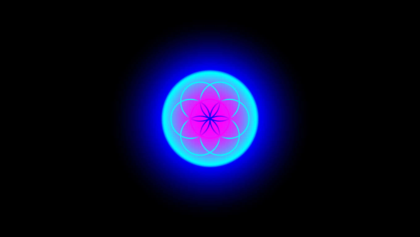 blue, purple, circular object, HD Desktop Wallpaper