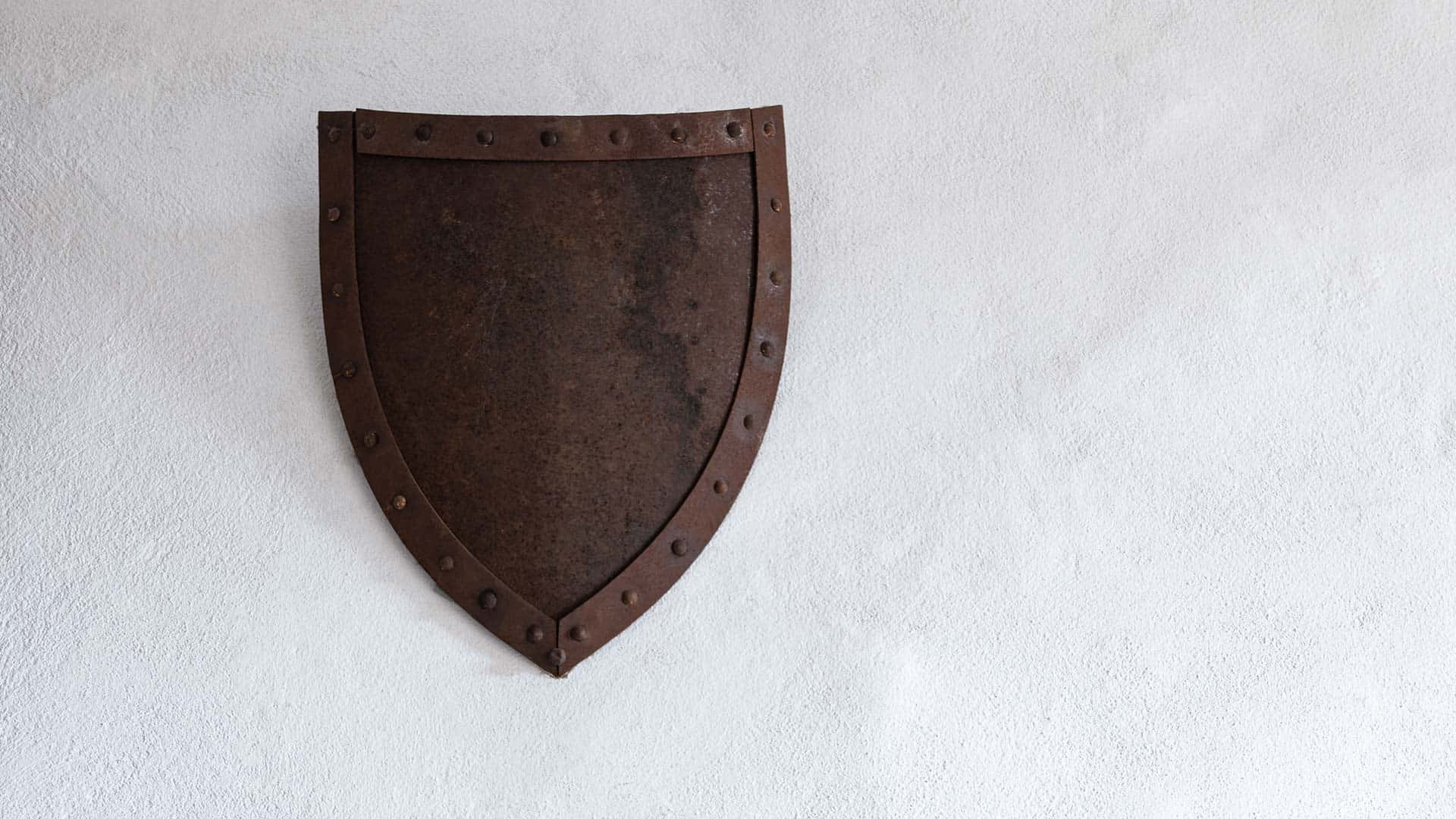 spiritual warfare, medieval shield, rivets, Full HD Desktop Wallpaper