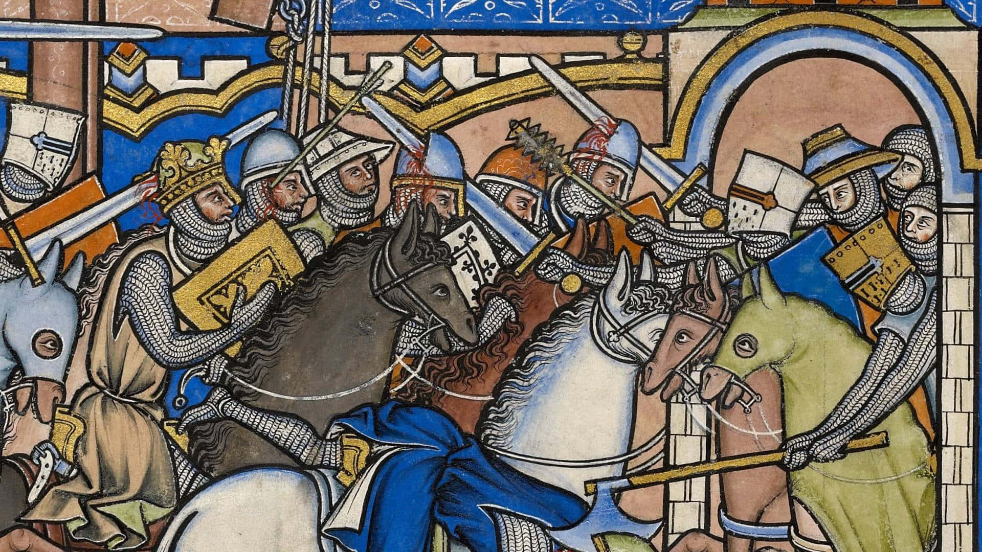 Spiritual Warfare, medieval knights, full armor, Full HD Desktop Wallpaper