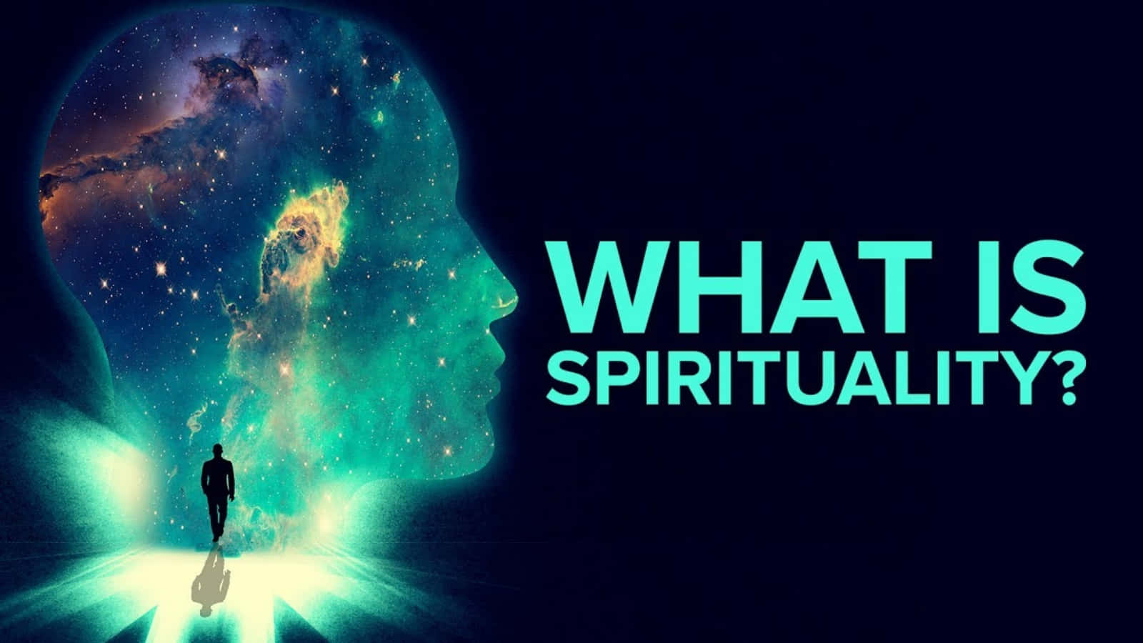 spirituality, cosmic head silhouette, silhouette, HD Desktop Wallpaper