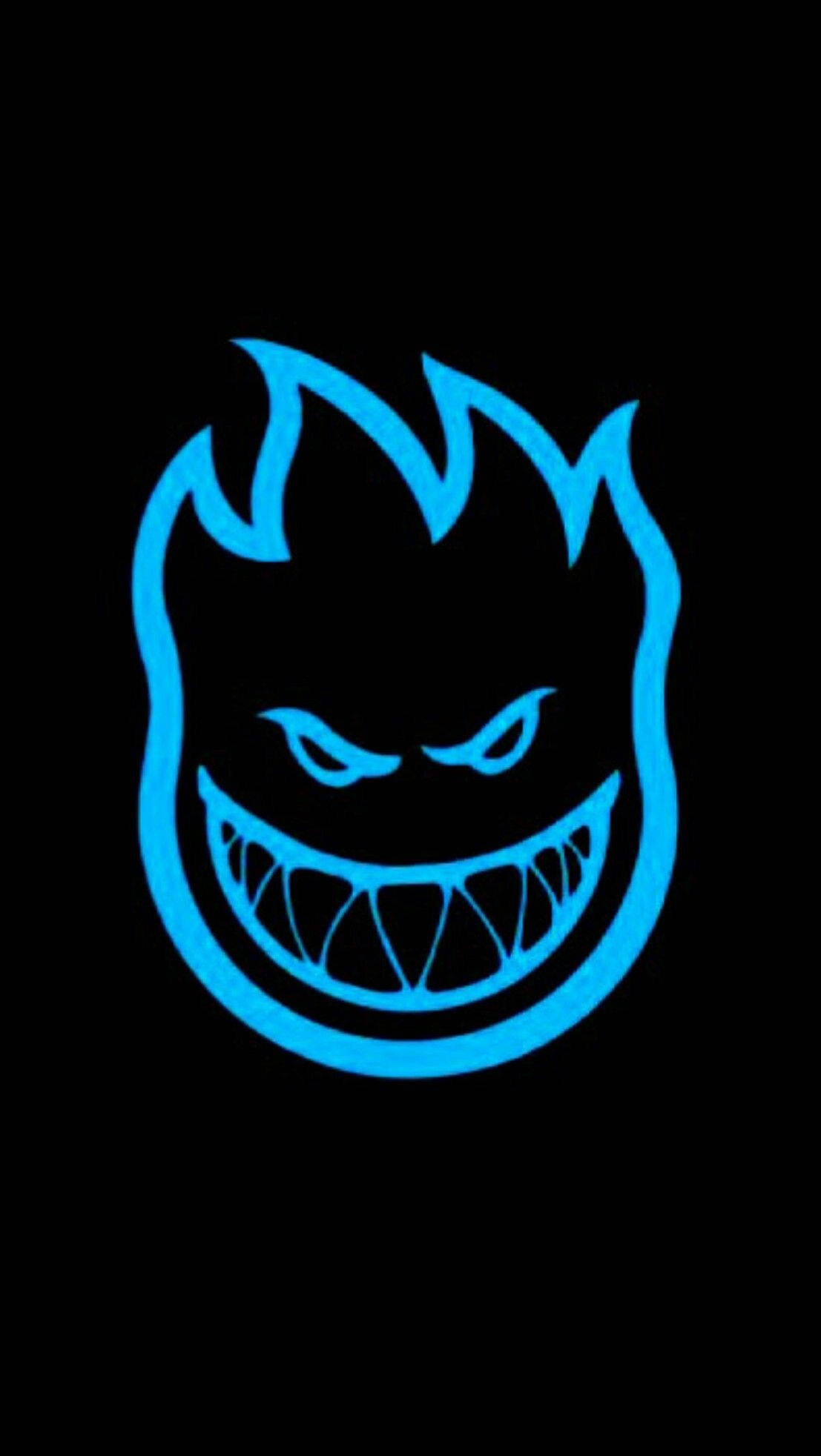 Spitfire Logo, blue, black, Full HD Phone Wallpaper