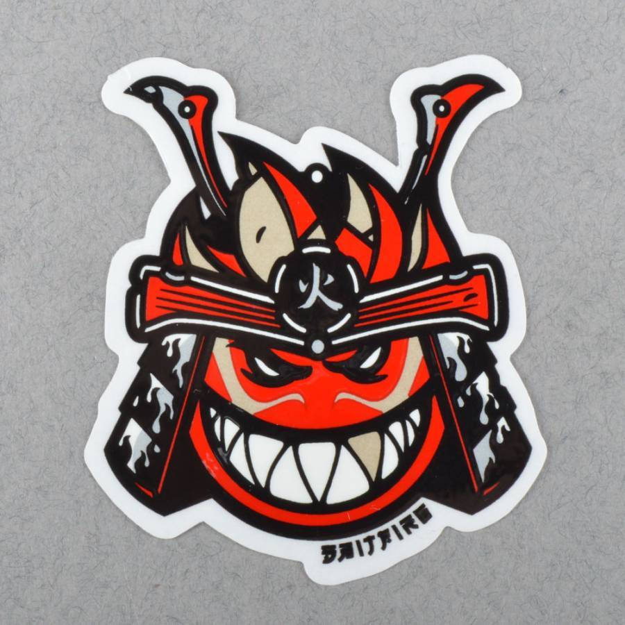 Spitfire Logo, samurai helmet, red and black, SD Desktop Wallpaper