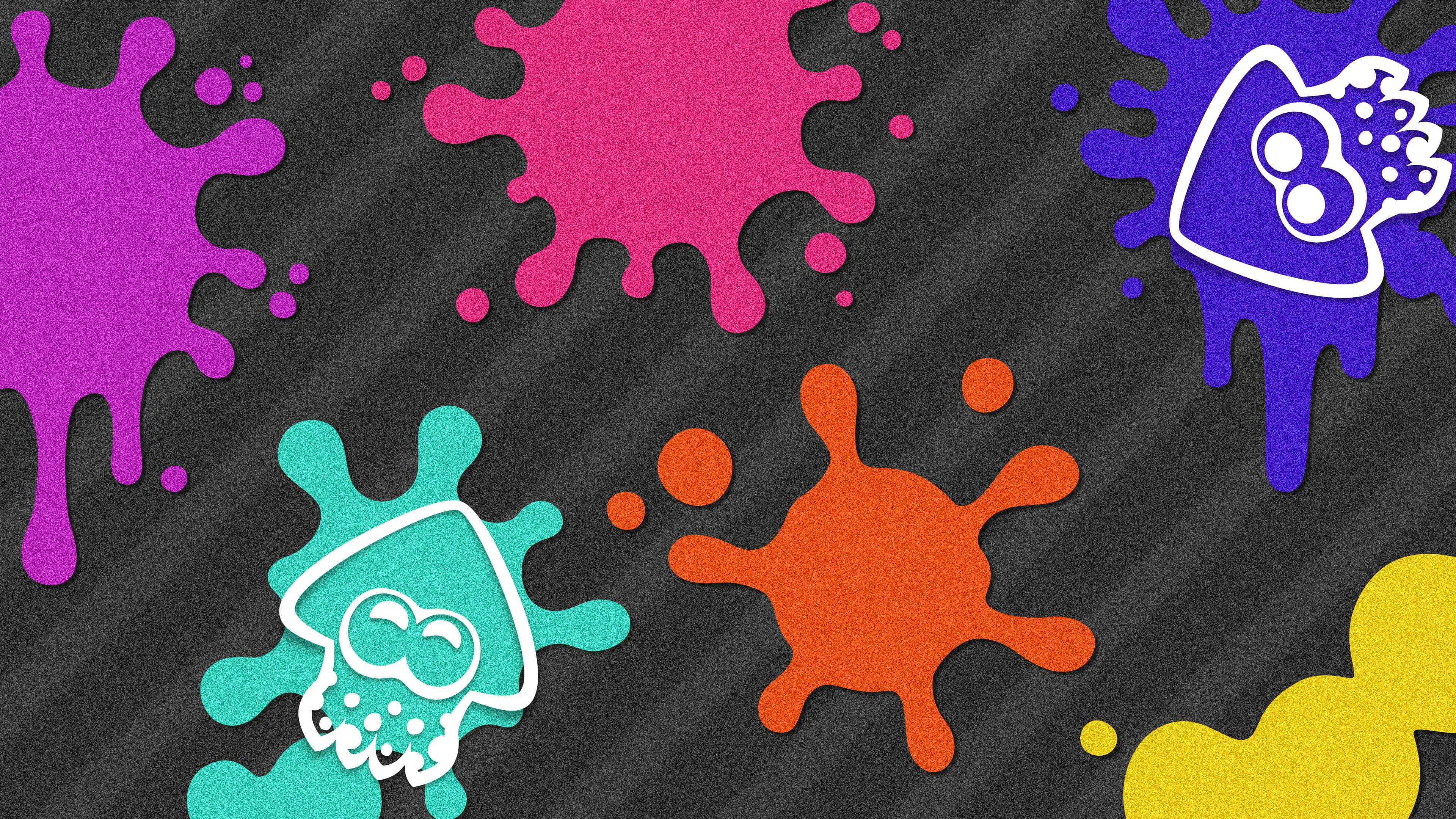 Splatoon 2, purple, pink, 4K Desktop Wallpaper
