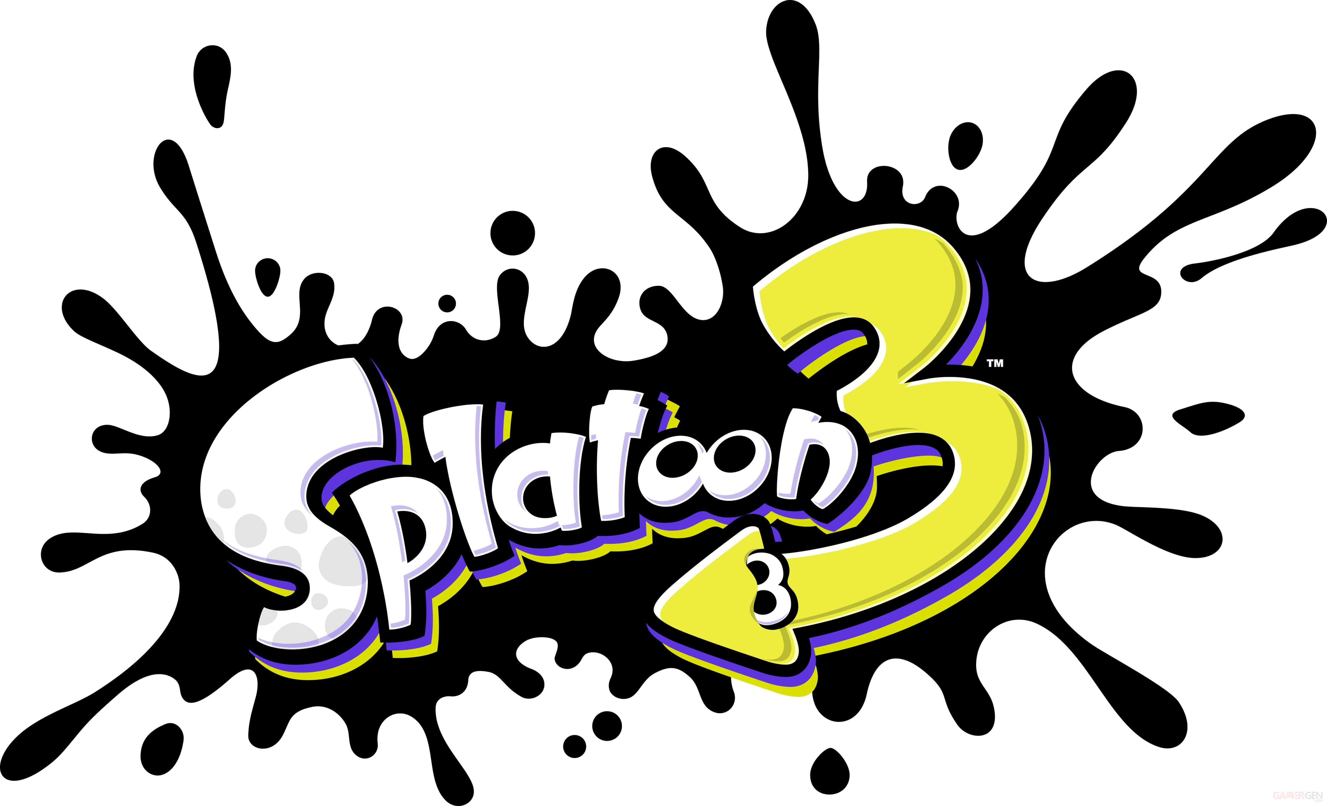 Splatoon 3, yellow, black, 4K Desktop Wallpaper