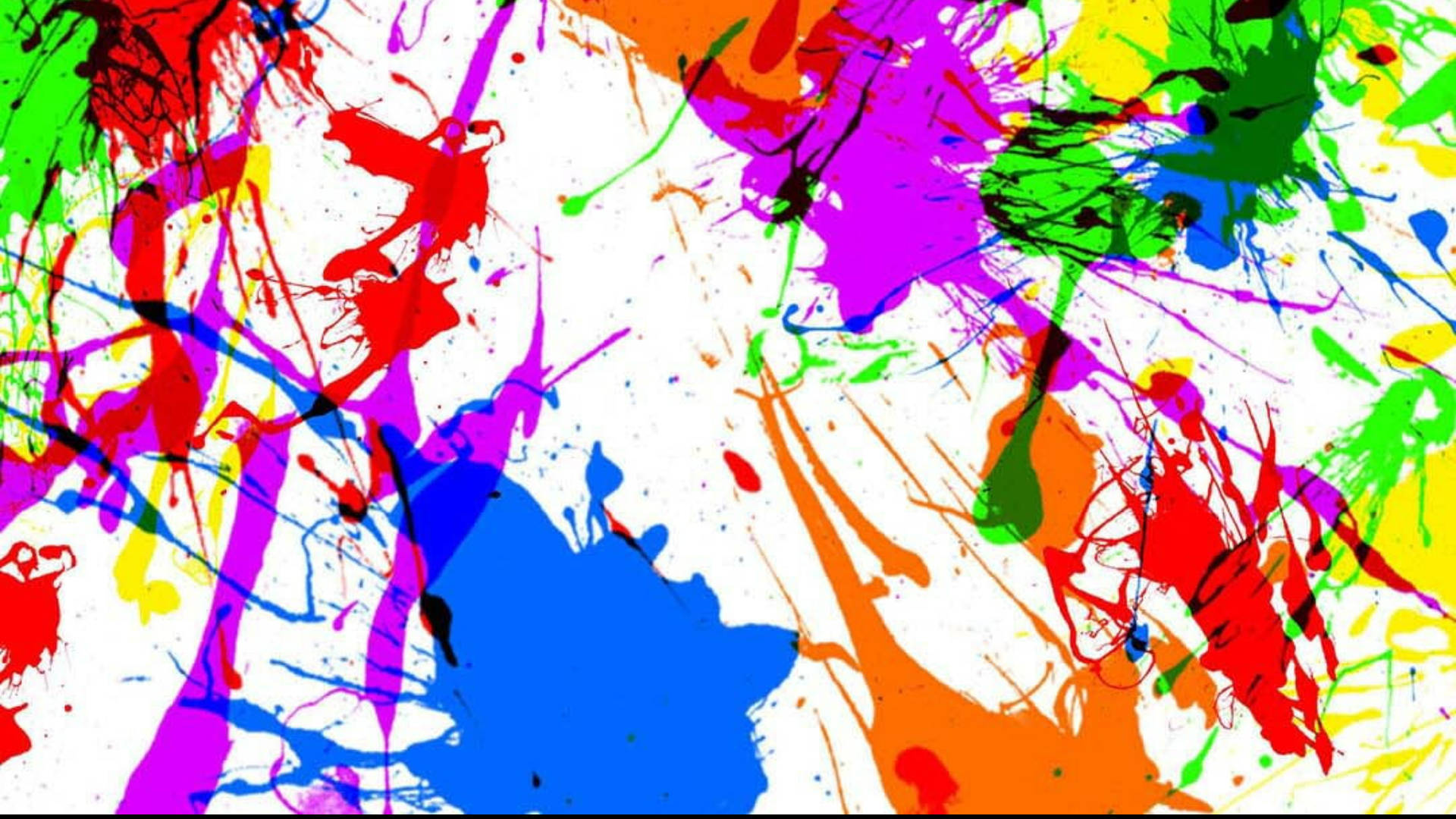 Splatter Paint, red, blue, Full HD Desktop Wallpaper